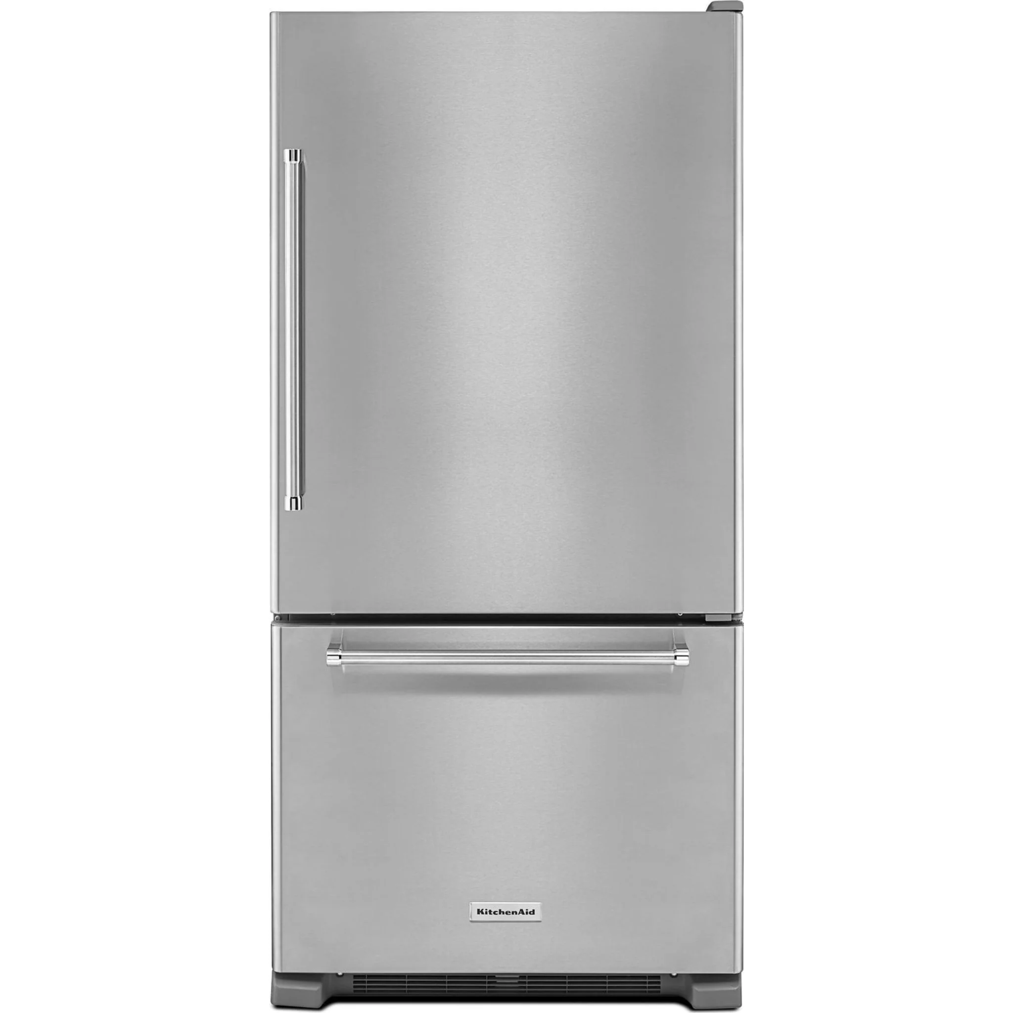 KitchenAid 22 cu.ft. 33" Width Full Depth Non Dispense Bottom Mount Refrigerator - Stainless Steel (KRBR102ESS) - Image 12
