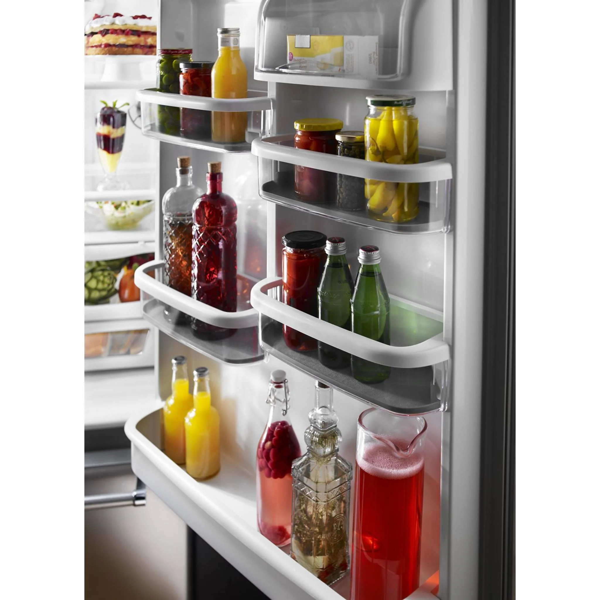 KitchenAid 22 cu.ft. 33" Width Full Depth Non Dispense Bottom Mount Refrigerator - Stainless Steel (KRBR102ESS) - Image 15