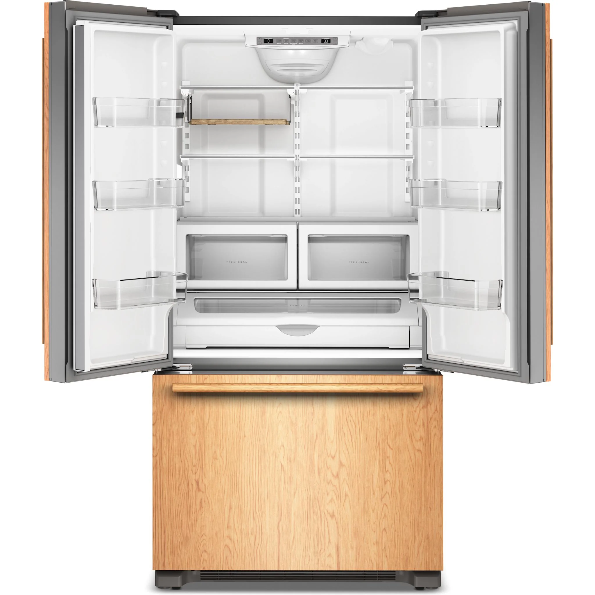 KitchenAid 22 Cu. Ft. 36-Inch Panel-Ready Counter-Depth French Door Refrigerator with Internal Water Dispenser -Panel Ready (KRFC136TPA) - Image 2