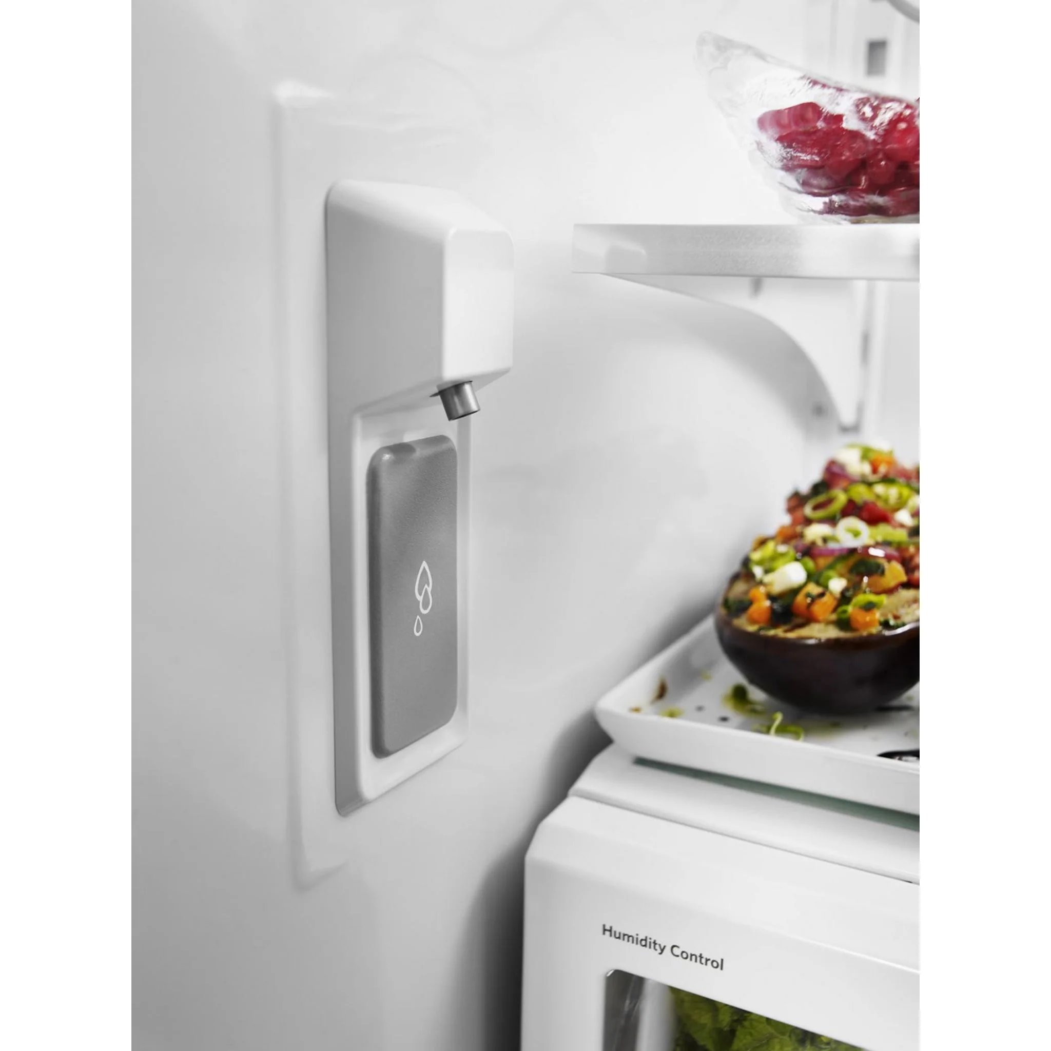 KitchenAid 22 cu.ft. 36-Inch Width Counter Depth French Door Refrigerator with Interior Dispense -Stainless Steel (KRFC302ESS) - Image 34