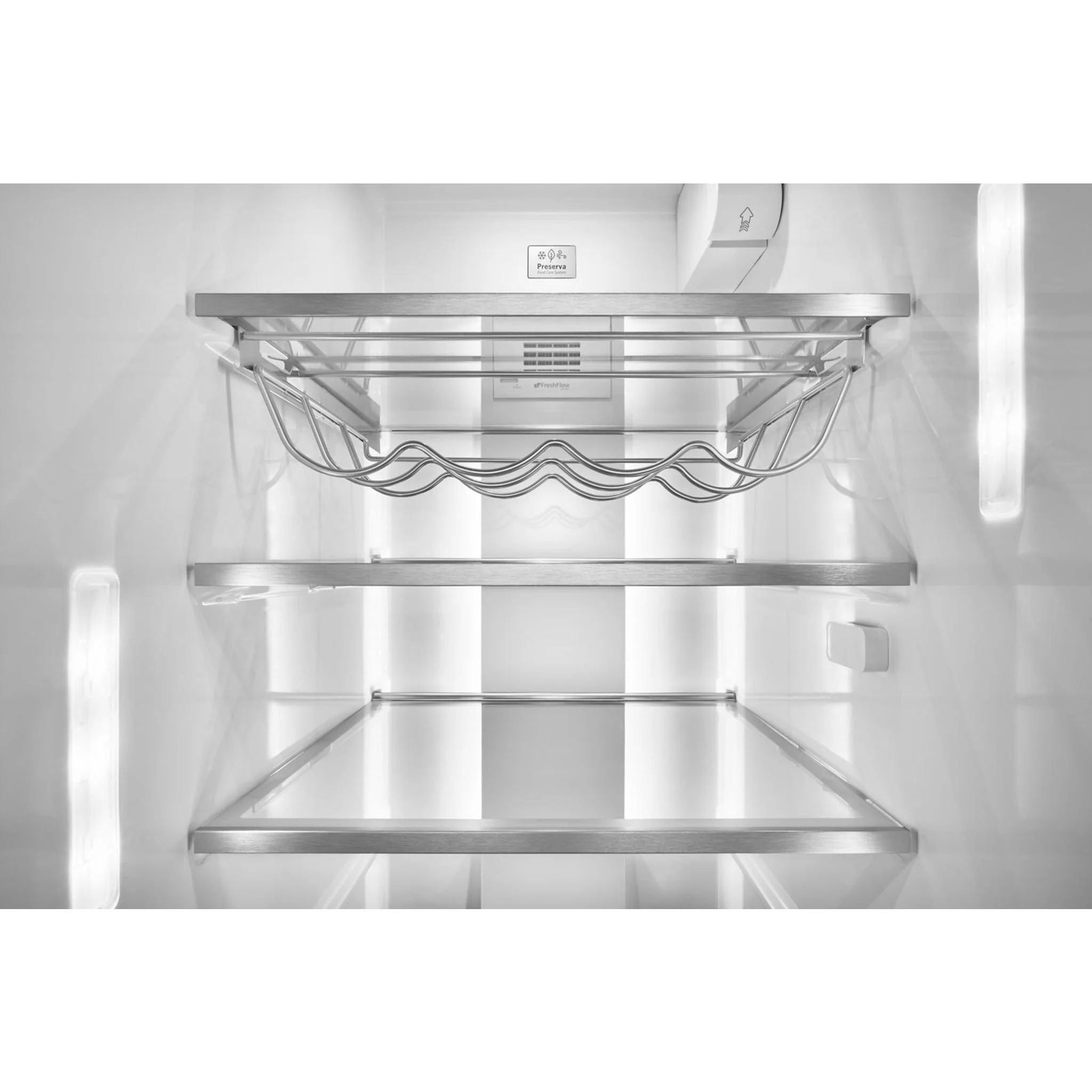 KitchenAid  24.8 cu.. ft. Side-by-Side Refrigerator with Exterior Ice and Water and PrintShield finish - Stainless Steel (KRSF705HPS) - Image 36