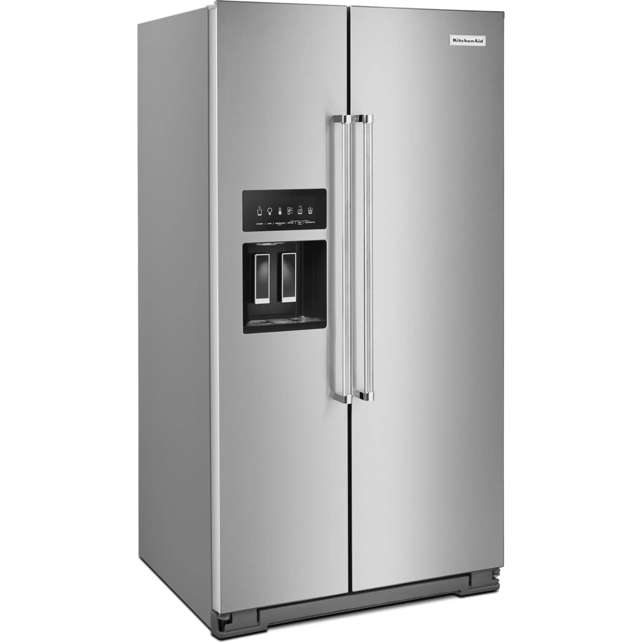 KitchenAid  24.8 cu.. ft. Side-by-Side Refrigerator with Exterior Ice and Water and PrintShield finish - Stainless Steel (KRSF705HPS) - Image 43