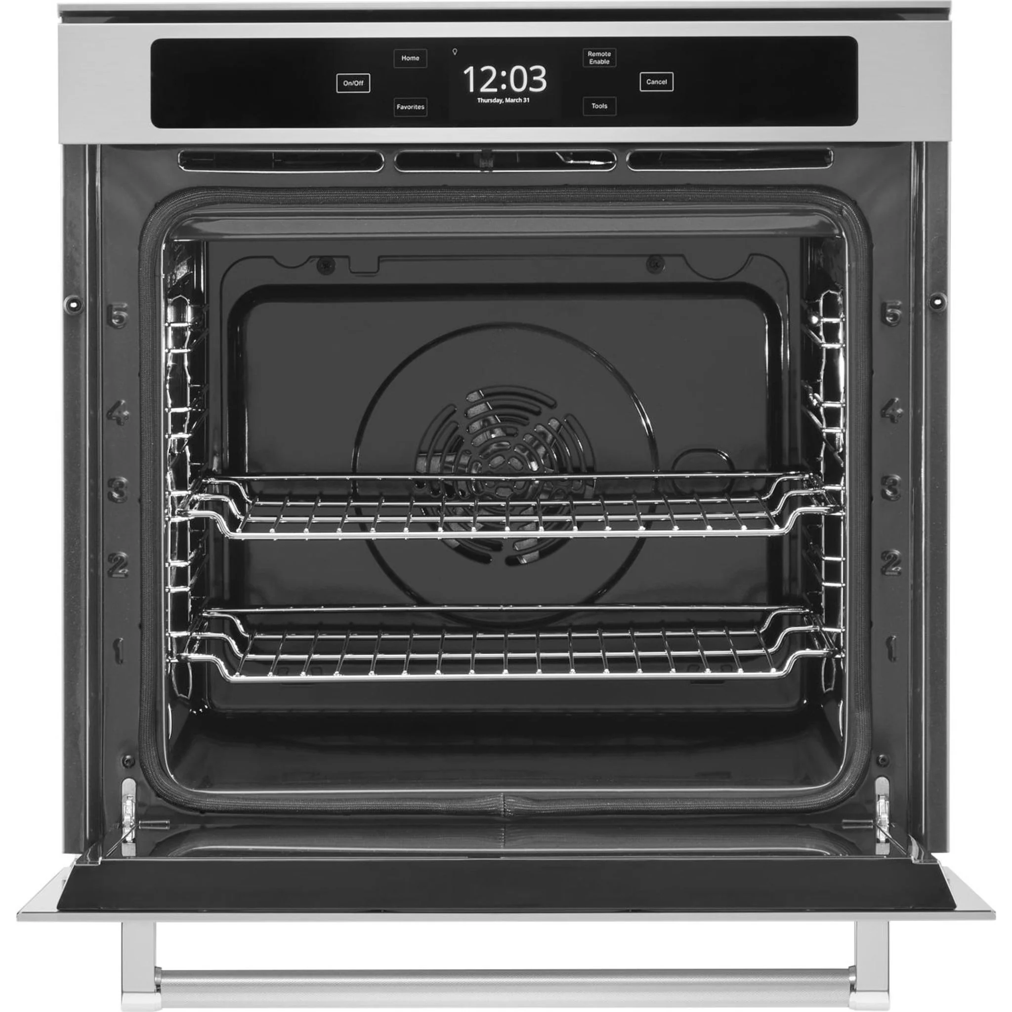 KitchenAid 24" Smart Single Wall Oven with True Convection -Stainless Steel (YKOSC504PPS) - Image 11