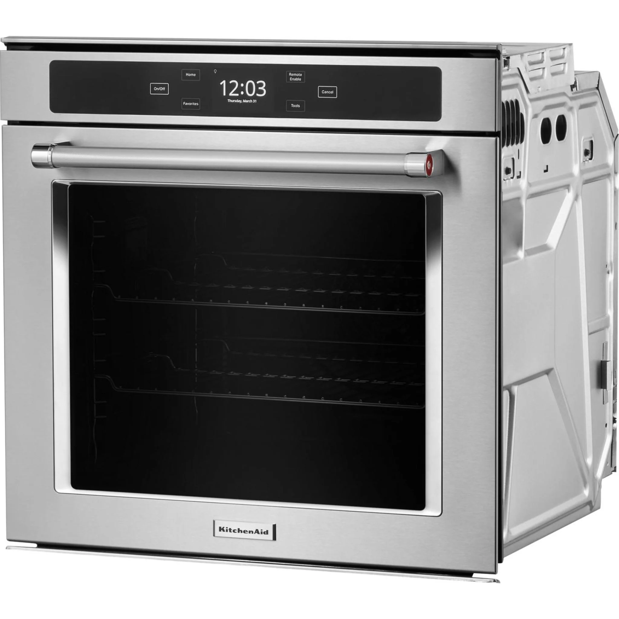 KitchenAid 24" Smart Single Wall Oven with True Convection -Stainless Steel (YKOSC504PPS) - Image 4