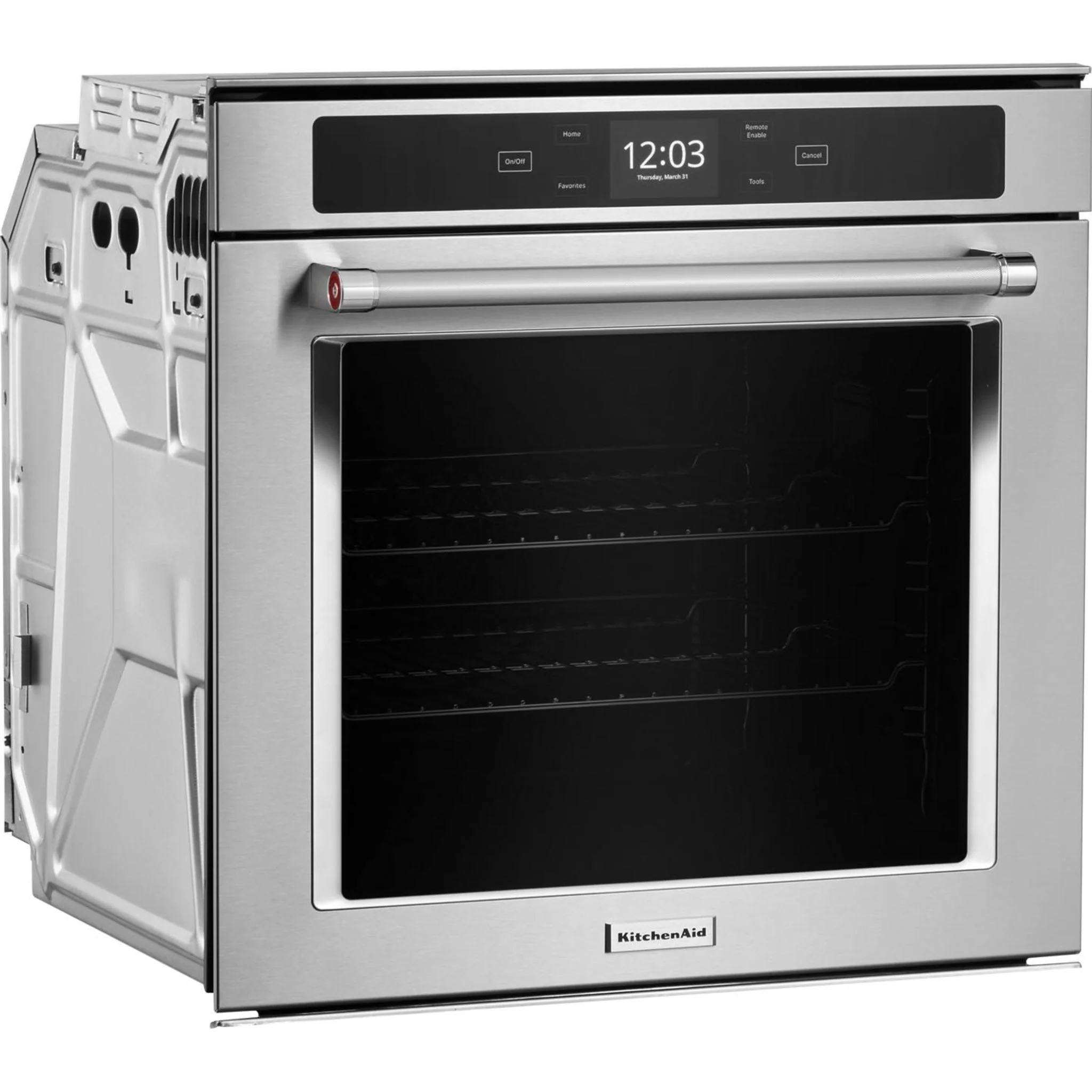 KitchenAid 24" Smart Single Wall Oven with True Convection -Stainless Steel (YKOSC504PPS) - Image 7