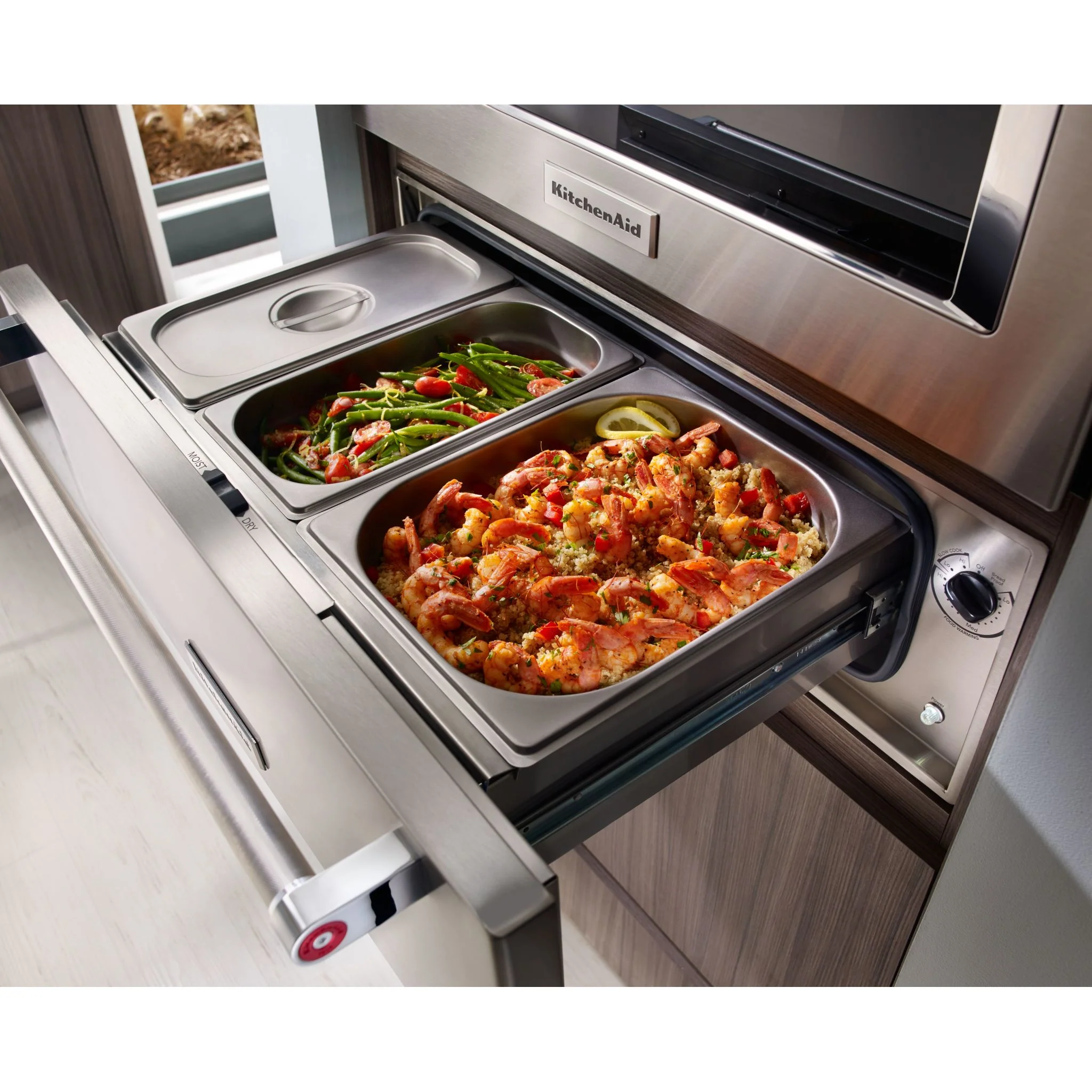KitchenAid 24'' Slow Cook Warming Drawer -Stainless Steel (KOWT104ESS) - Image 5
