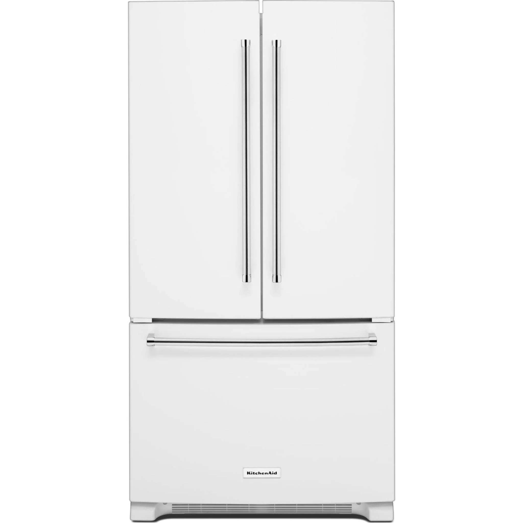 KitchenAid  25 cu. ft. 36-Width Standard Depth French Door Refrigerator with Interior Dispense (KRFF305EWH) - Image 10