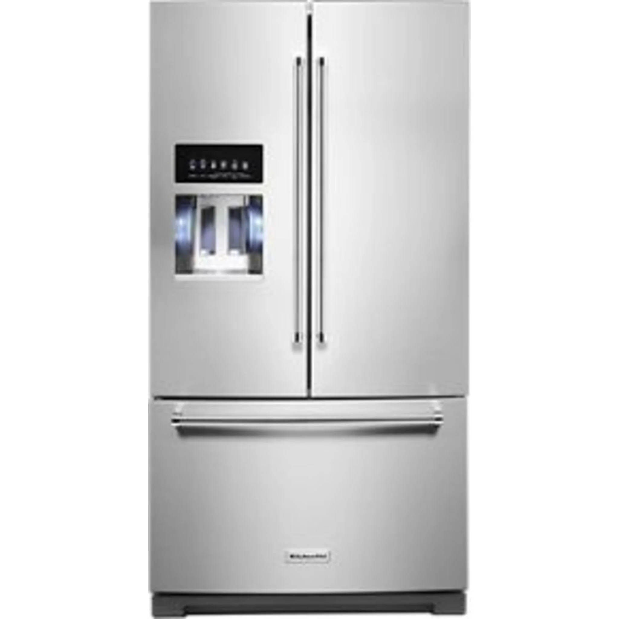 KitchenAid  26.8 cu. ft. 36" Width Standard Depth French Door Refrigerator with Exterior Ice and Water (KRFF507HPS) - Image 23