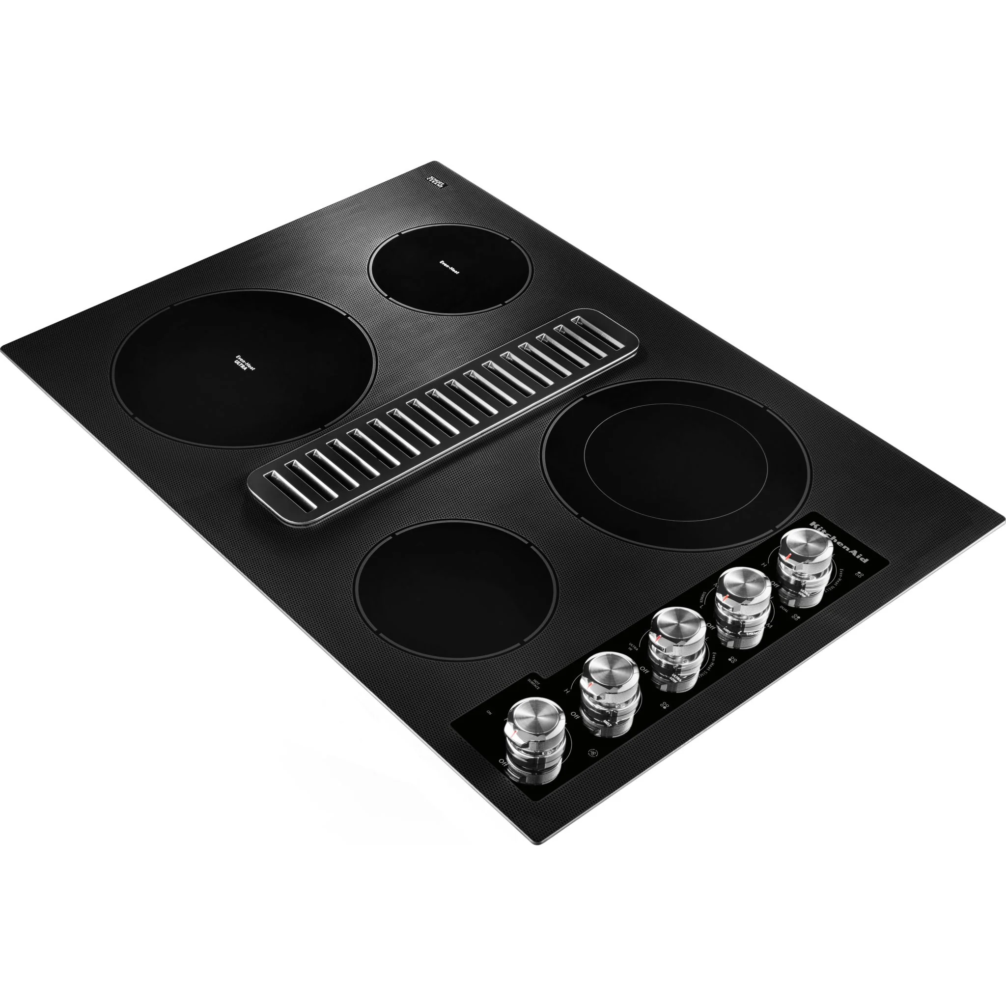 KitchenAid 30" Electric Downdraft Cooktop with 4 Elements -Black (KCED600GBL) - Image 2