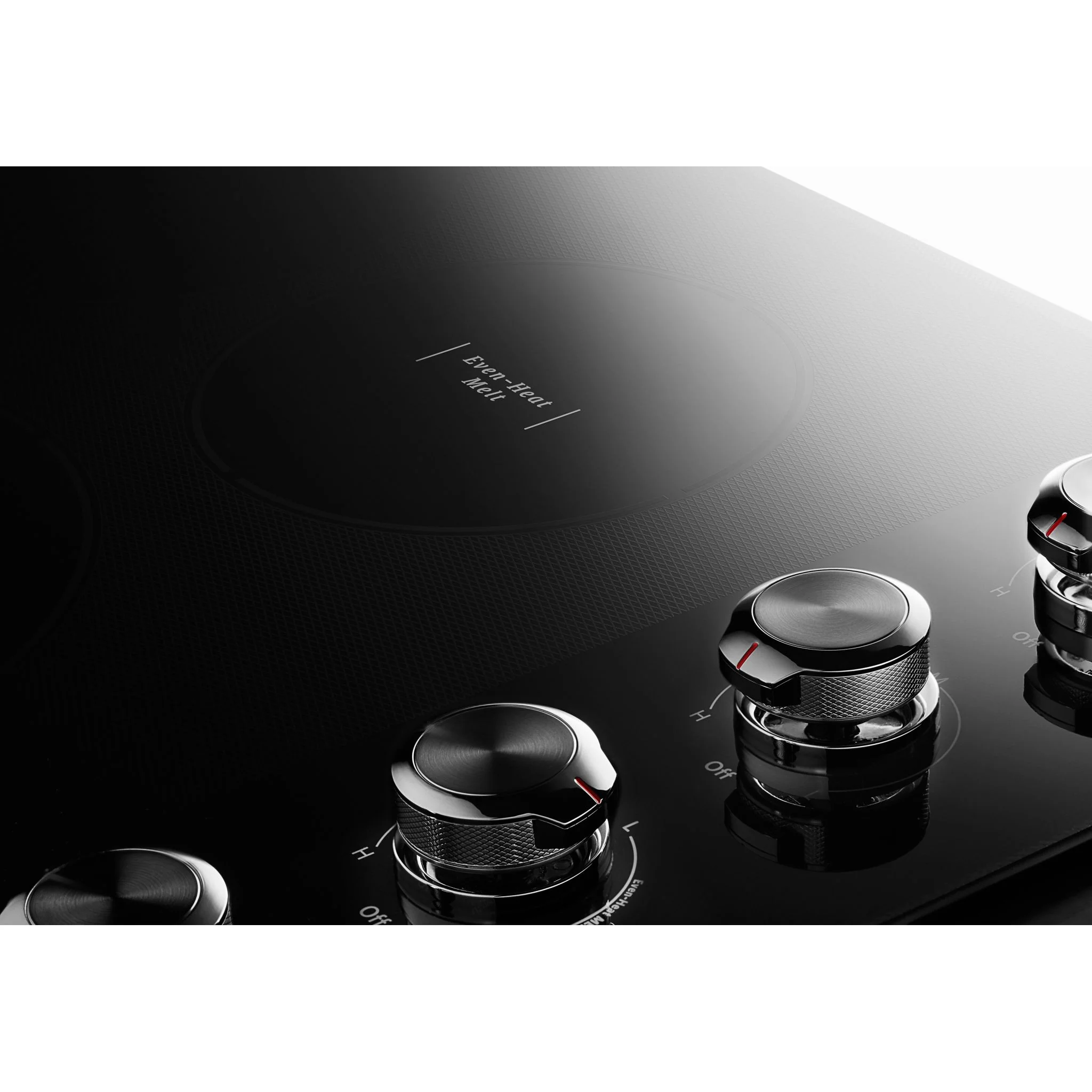KitchenAid 30" Electric Cooktop with 5 Elements and Knob Controls -Black (KCES550HBL) - Image 7