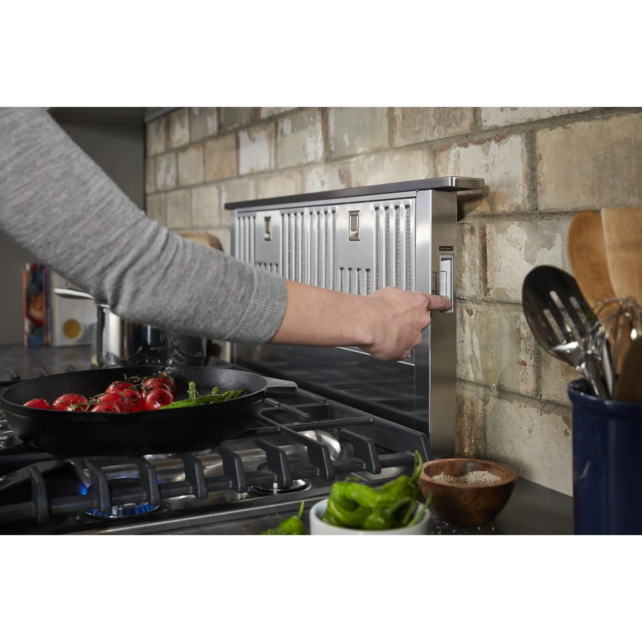 KitchenAid 30" Electric Cooktop with 5 Elements and Knob Controls -Stainless Steel (KCES550HSS) - Image 10