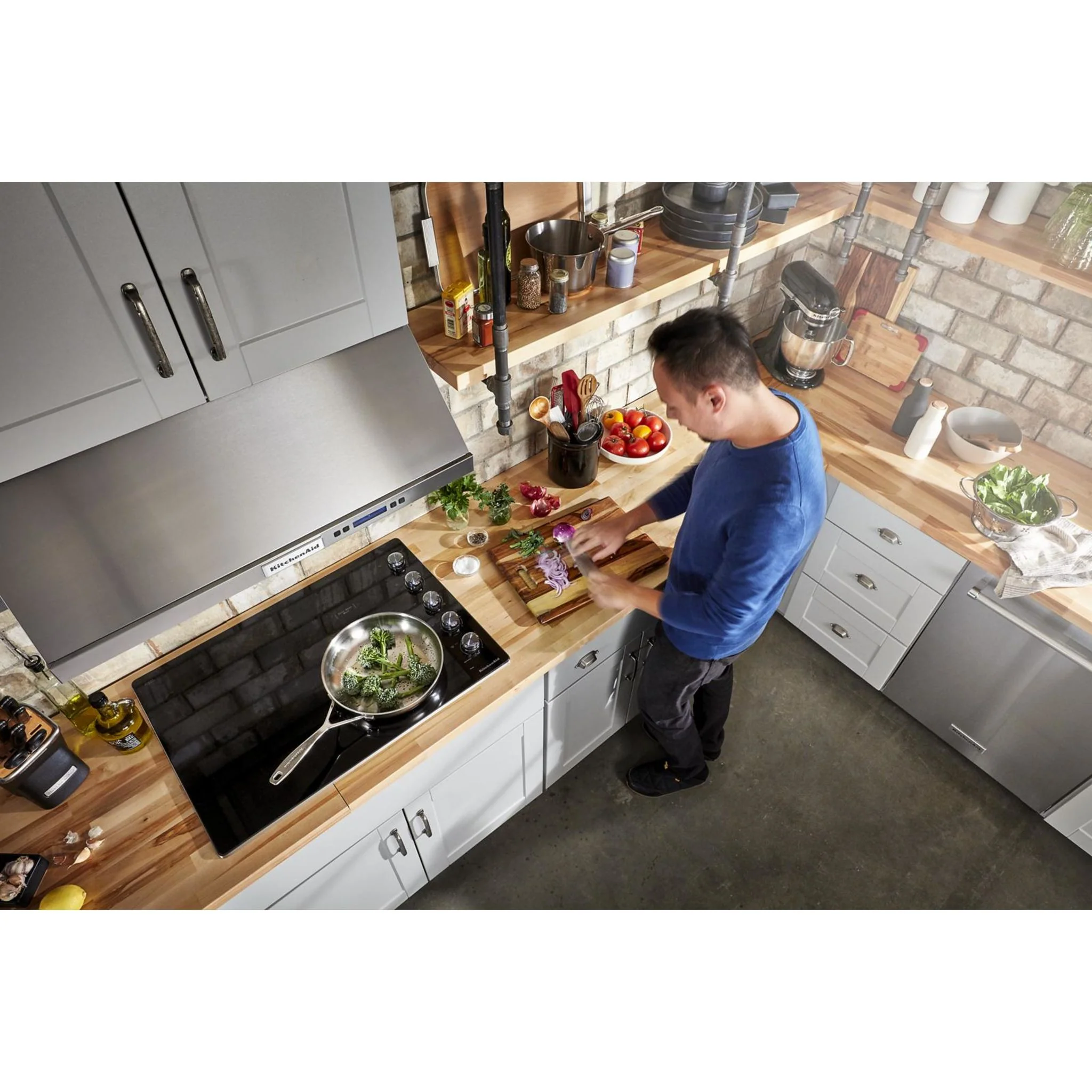 KitchenAid 30" Electric Cooktop with 5 Elements and Knob Controls -Stainless Steel (KCES550HSS) - Image 13