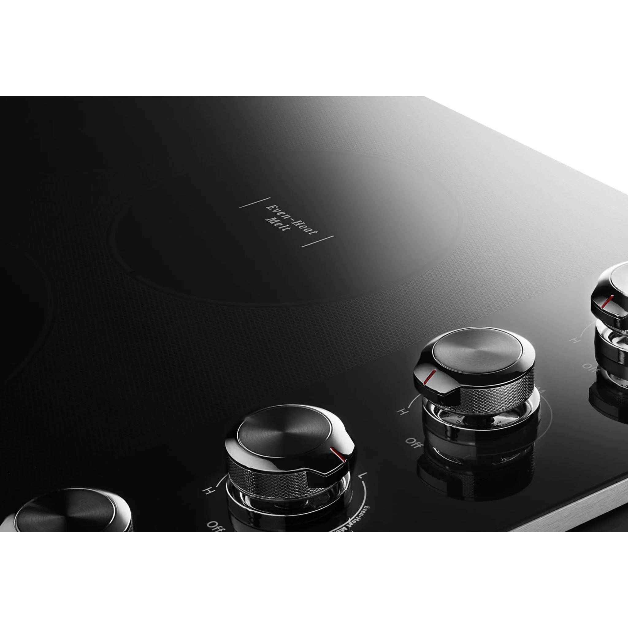KitchenAid 30" Electric Cooktop with 5 Elements and Knob Controls -Stainless Steel (KCES550HSS) - Image 5