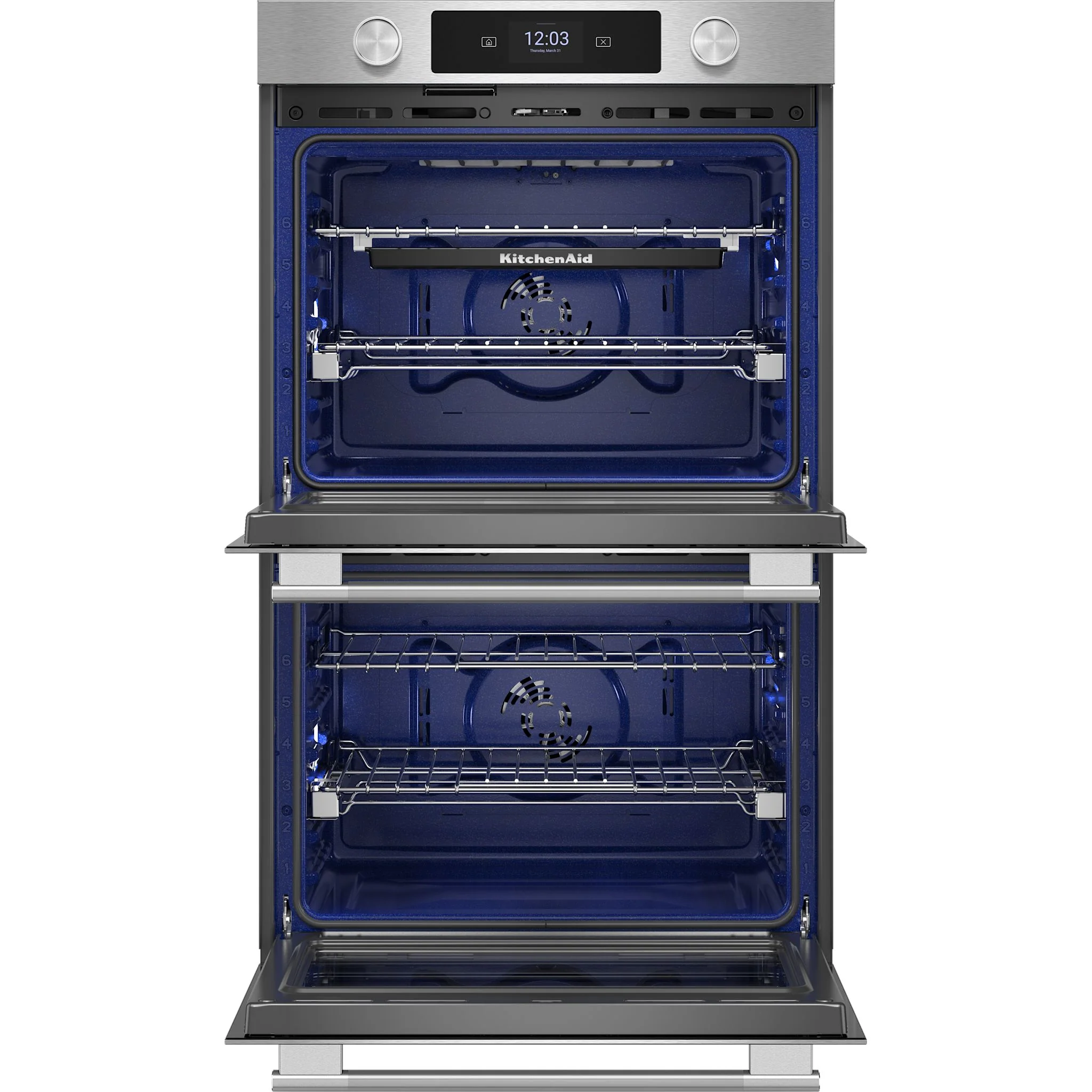 KitchenAid 30-inch Smart Electric Double Wall Oven with Assisted Cooking Modes - PrintShieldFinish -PrintShield Stainless (KOED730SPS) - Image 5