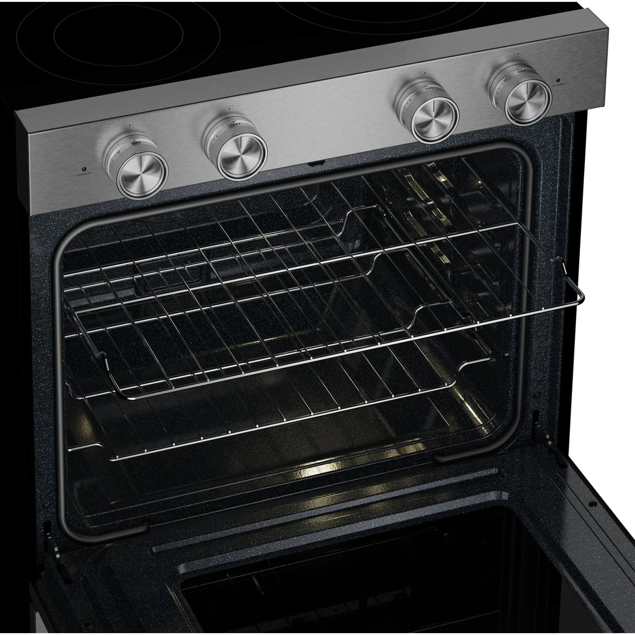 KitchenAid 5.3 Cu. Ft. Freestanding Electric Range with Convection Cooking Modes -Fingerprint Resistant Stainless Steel (YKFES530SPS) - Image 7
