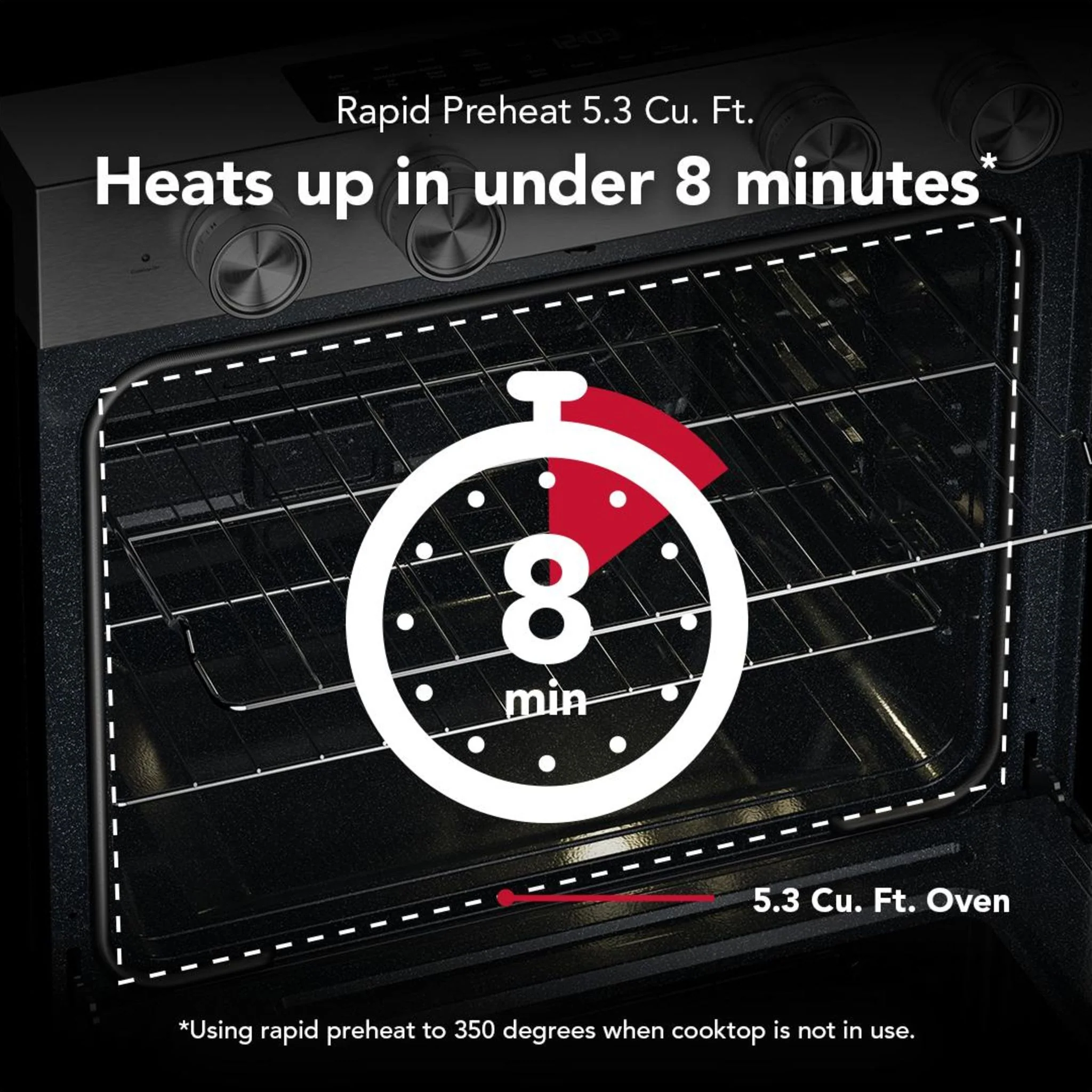 KitchenAid 5.3 Cu. Ft. Smart Slide-in Electric Range with Convection Cooking Modes -PrintShield™ Stainless Finish (YKSES330SPS) - Image 3
