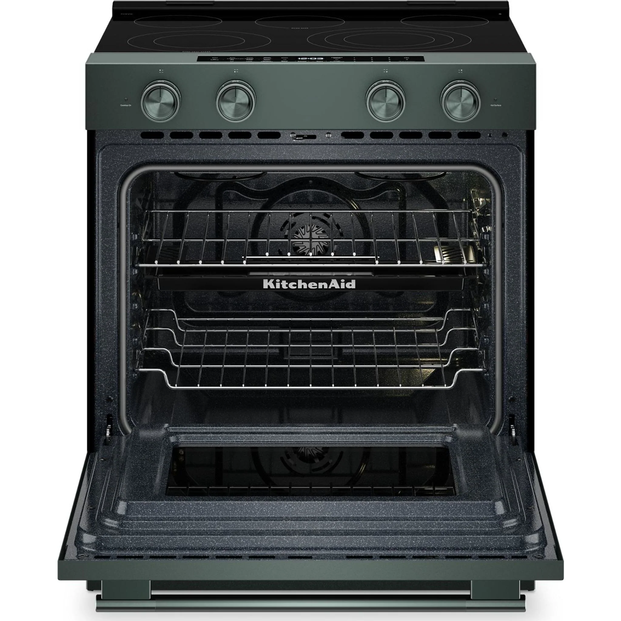 KitchenAid 5.3 Cu. Ft. Slide-in Electric Range with Two Even-HeatHyper Elements and Convection Cooking Modes -Juniper (YKSES530SJP) - Image 10