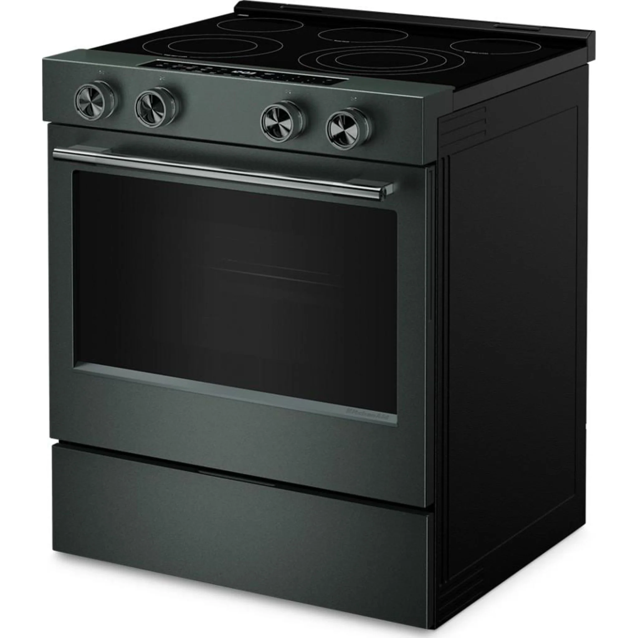 KitchenAid 5.3 Cu. Ft. Slide-in Electric Range with Two Even-HeatHyper Elements and Convection Cooking Modes -Juniper (YKSES530SJP) - Image 8