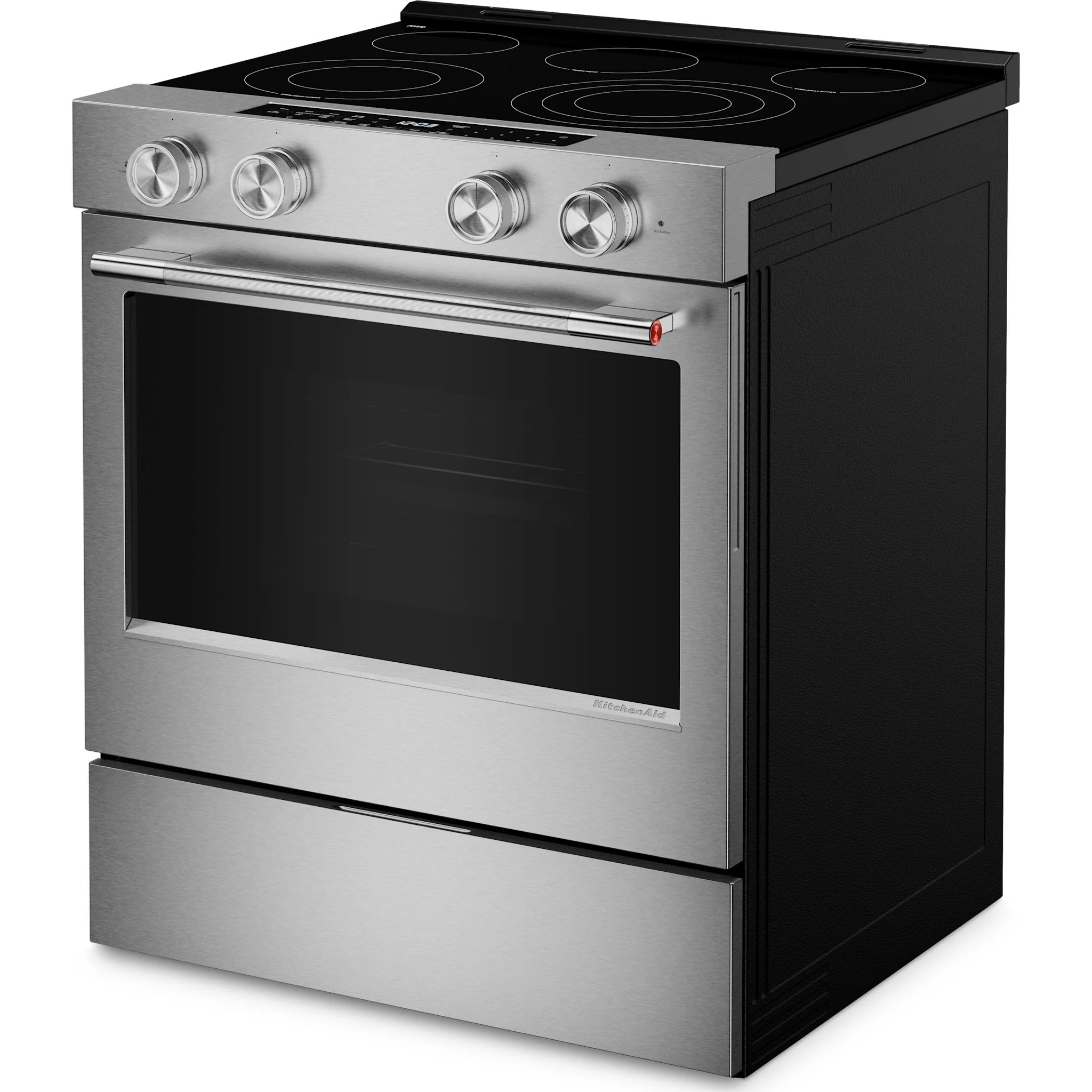 KitchenAid 5.3 Cu. Ft. Slide-in Electric Range with Two Even-HeatHyper Elements and Convection Cooking Modes -Fingerprint Resistant Stainless Steel (YKSES530SPS) - Image 2