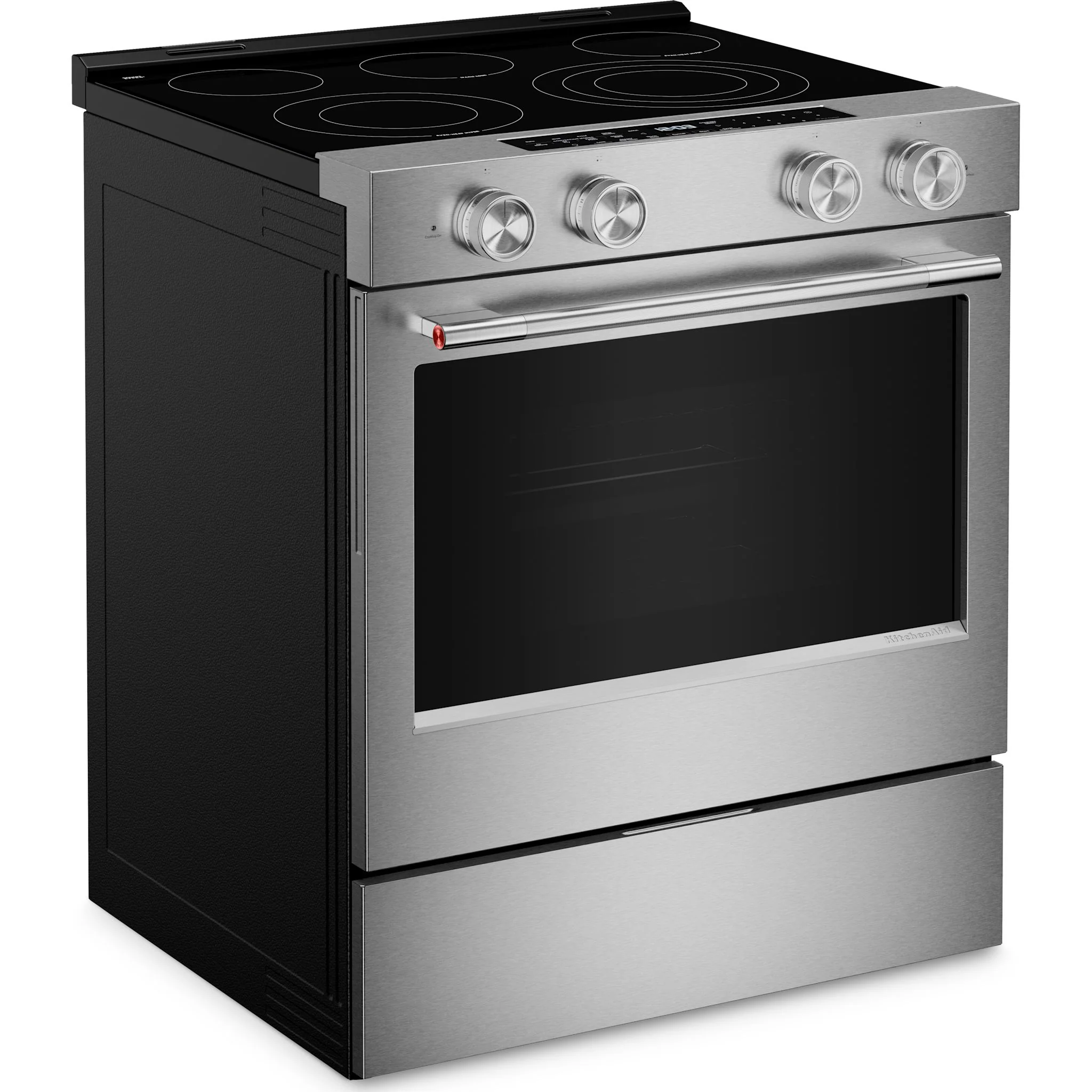KitchenAid 5.3 Cu. Ft. Slide-in Electric Range with Two Even-HeatHyper Elements and Convection Cooking Modes -Fingerprint Resistant Stainless Steel (YKSES530SPS) - Image 5