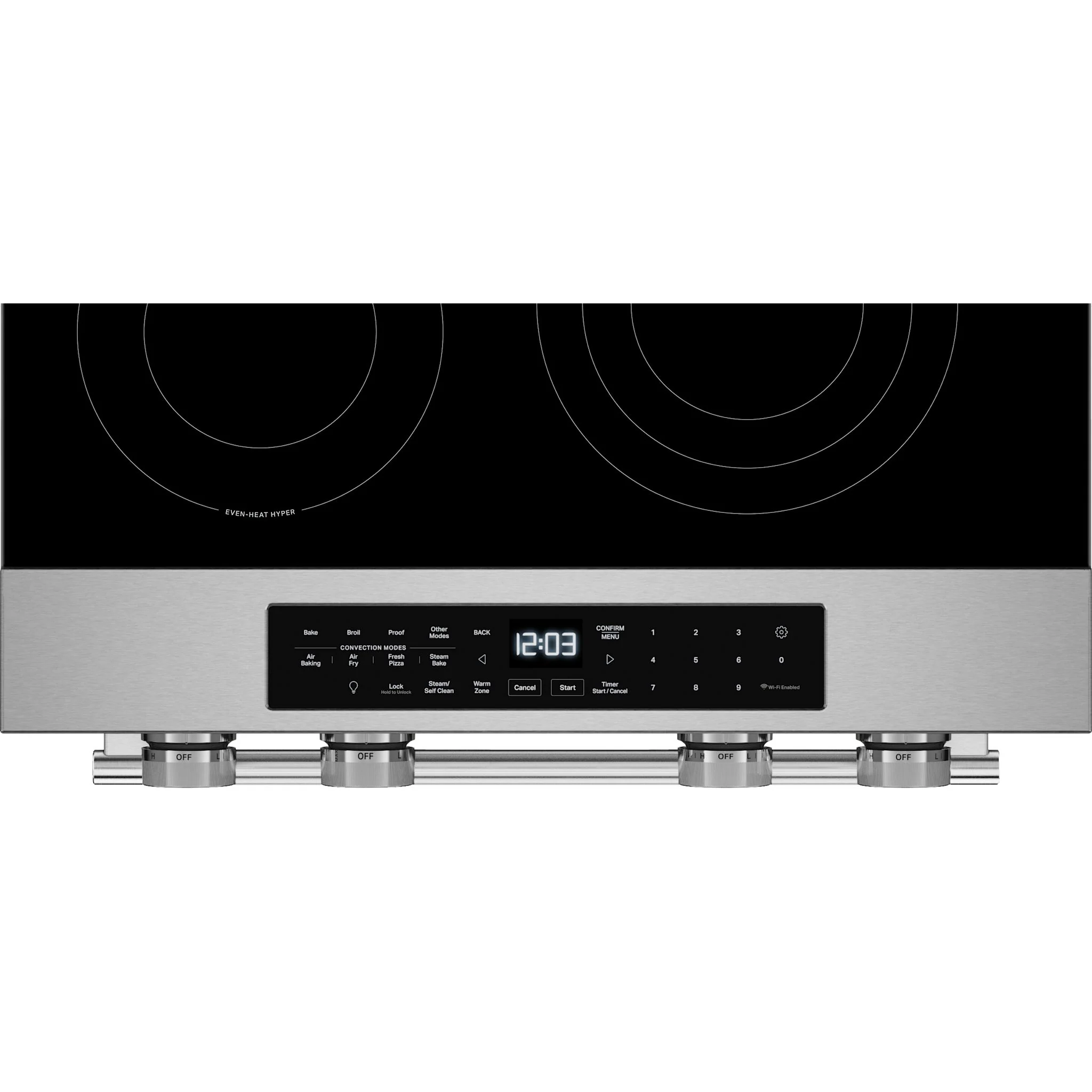 KitchenAid 5.3 Cu. Ft. Slide-in Electric Range with Two Even-HeatHyper Elements and Convection Cooking Modes -Fingerprint Resistant Stainless Steel (YKSES530SPS) - Image 9