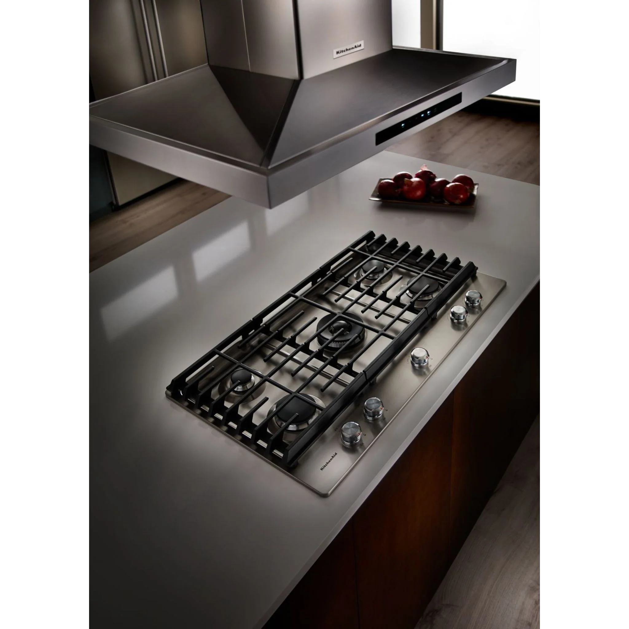 KitchenAid 30" 5-Burner Gas Cooktop -Stainless Steel (KCGS550ESS) - Image 12