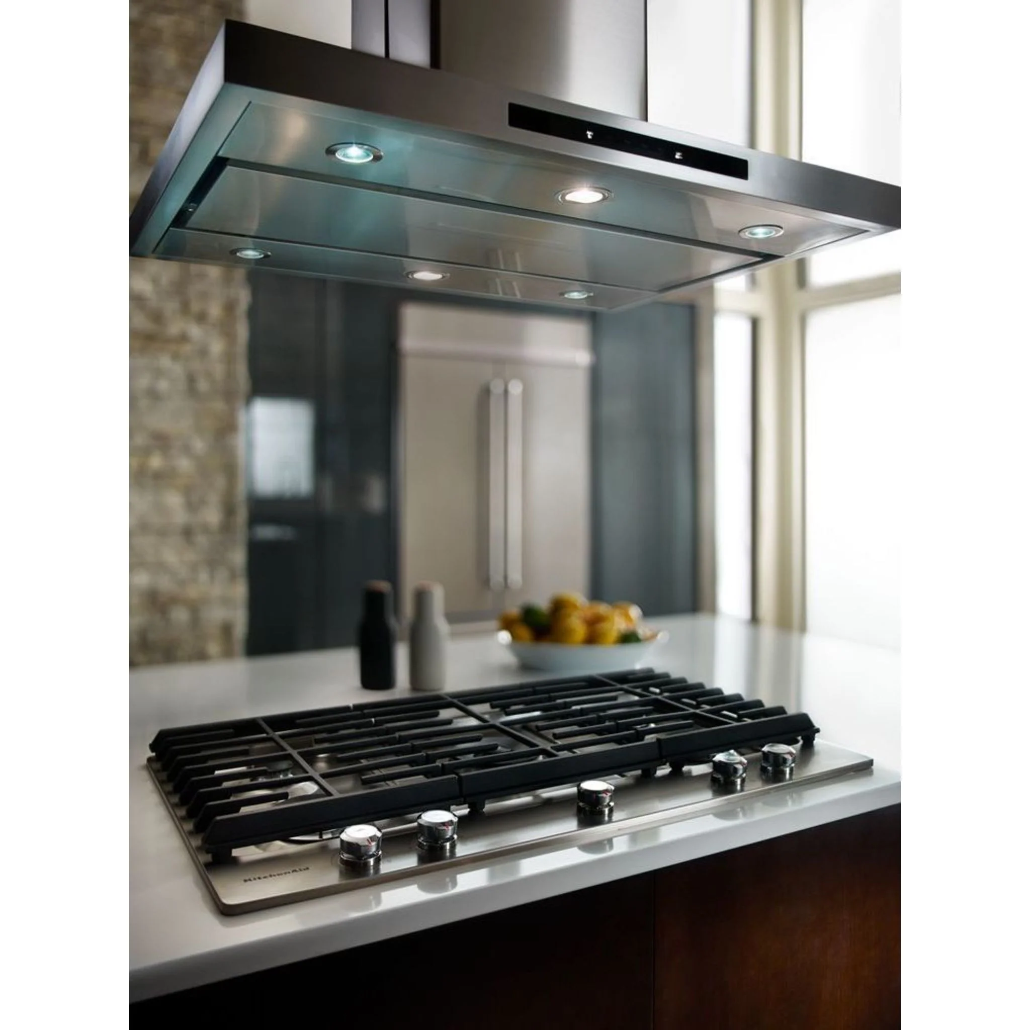 KitchenAid 30" 5-Burner Gas Cooktop -Stainless Steel (KCGS550ESS) - Image 4