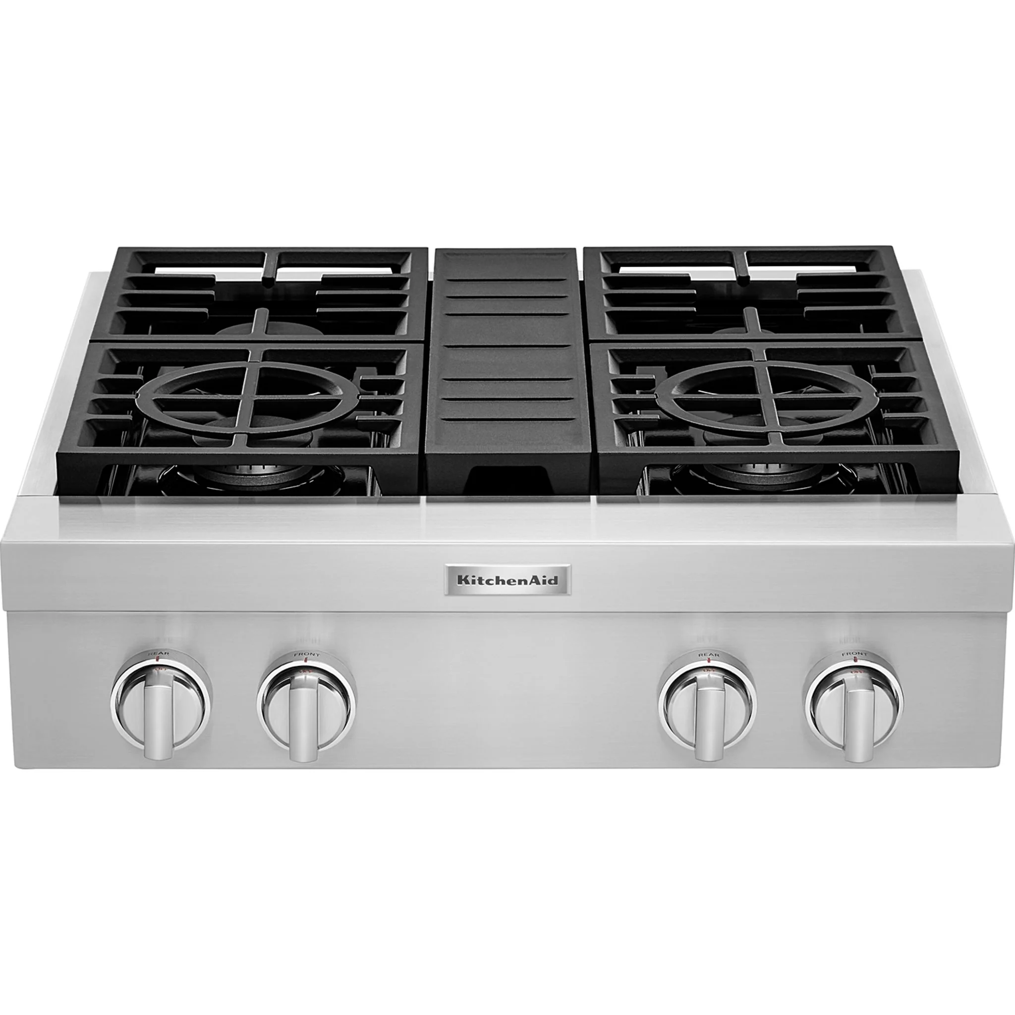 KitchenAid 30'' 4-Burner Commercial-Style Gas Rangetop -Stainless Steel (KCGC500JSS) - Image 16
