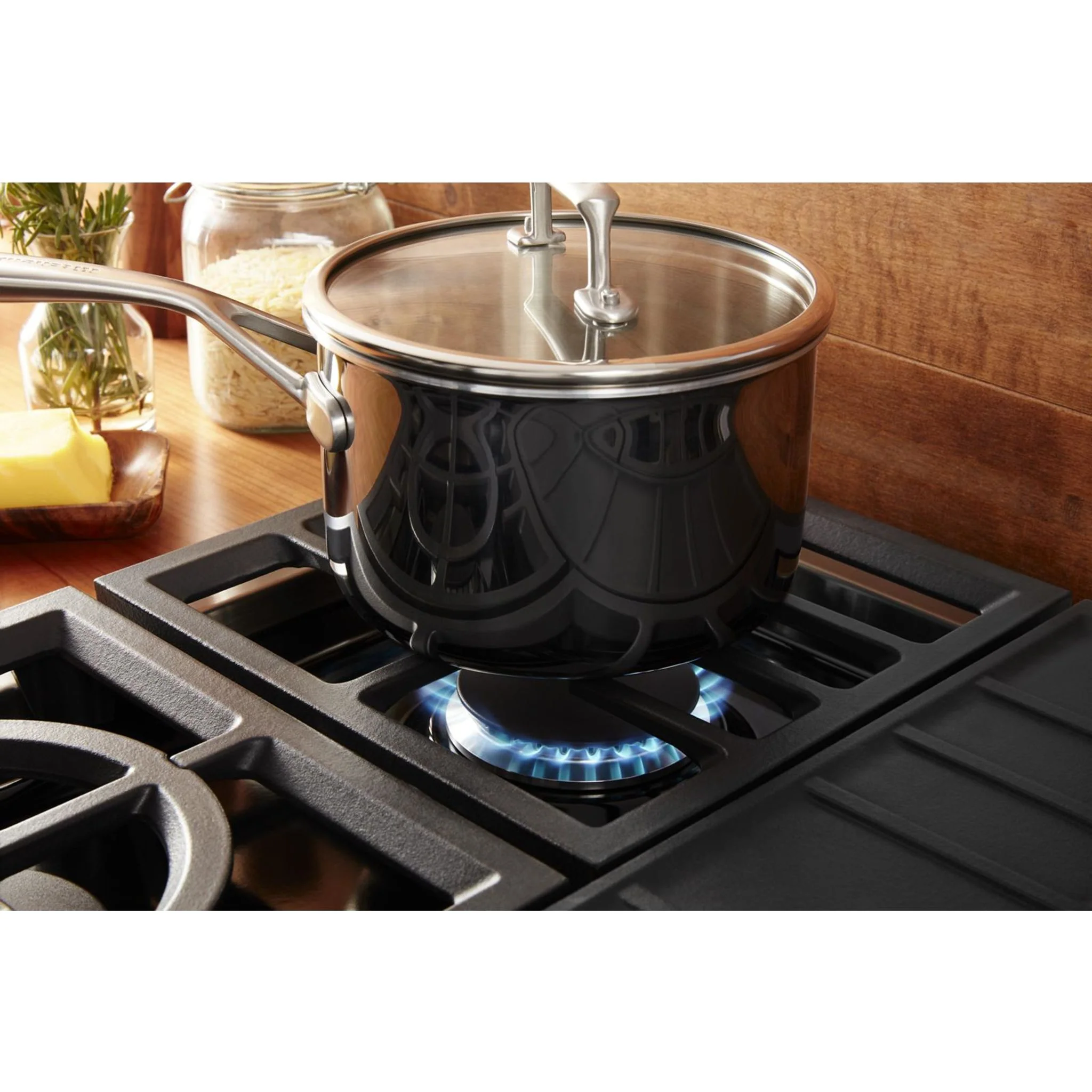 KitchenAid 30'' 4-Burner Commercial-Style Gas Rangetop -Stainless Steel (KCGC500JSS) - Image 17
