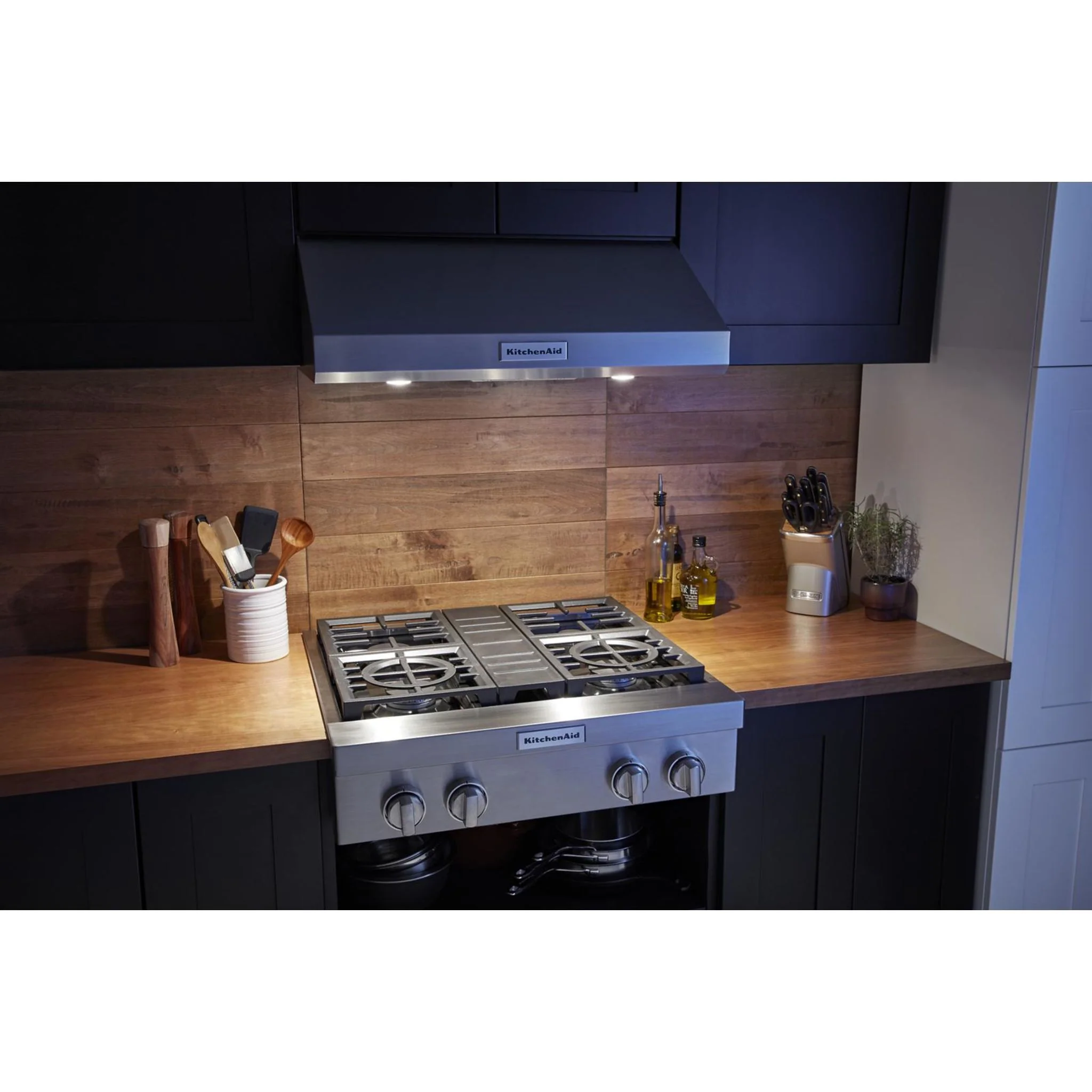 KitchenAid 30'' 4-Burner Commercial-Style Gas Rangetop -Stainless Steel (KCGC500JSS) - Image 18