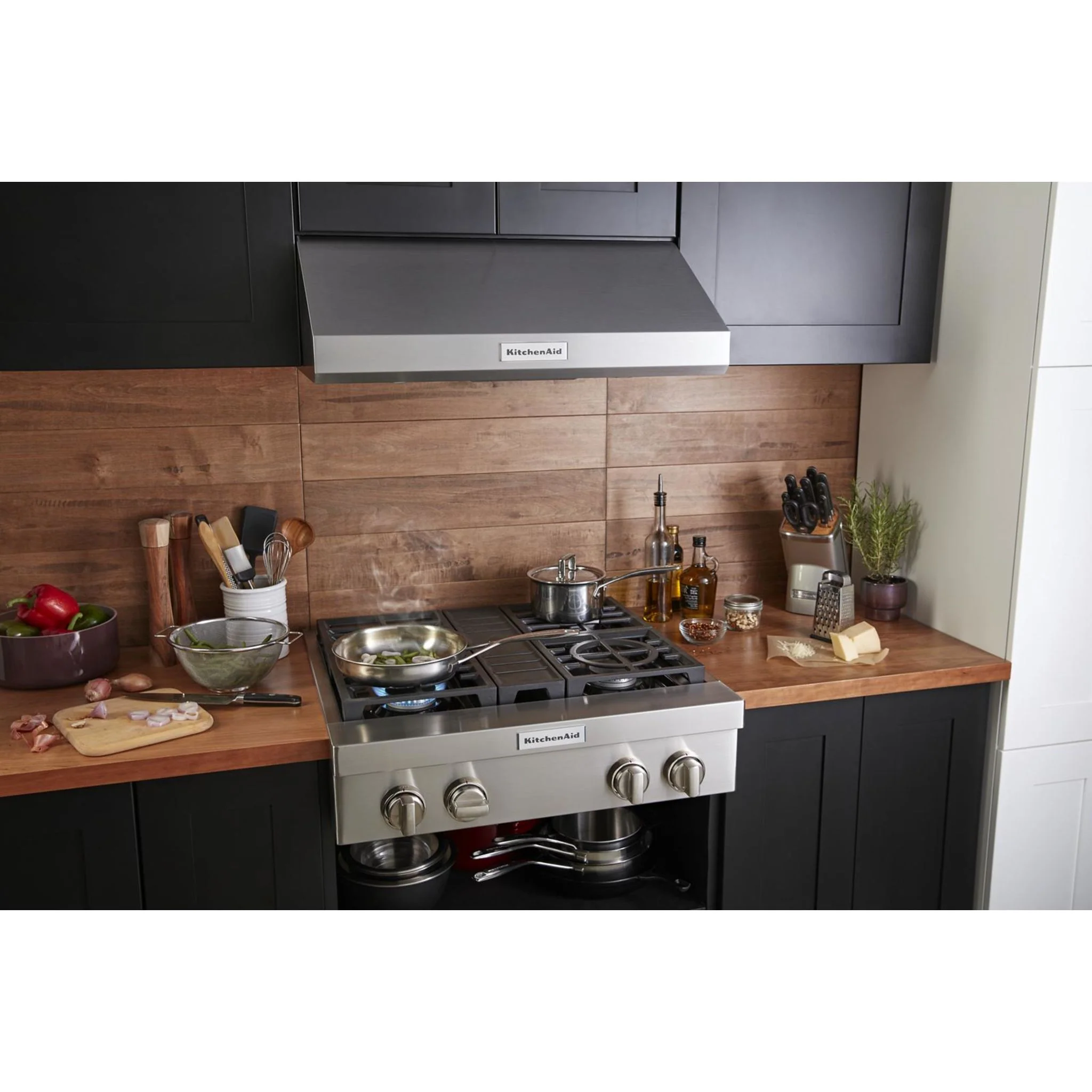 KitchenAid 30'' 4-Burner Commercial-Style Gas Rangetop -Stainless Steel (KCGC500JSS) - Image 25
