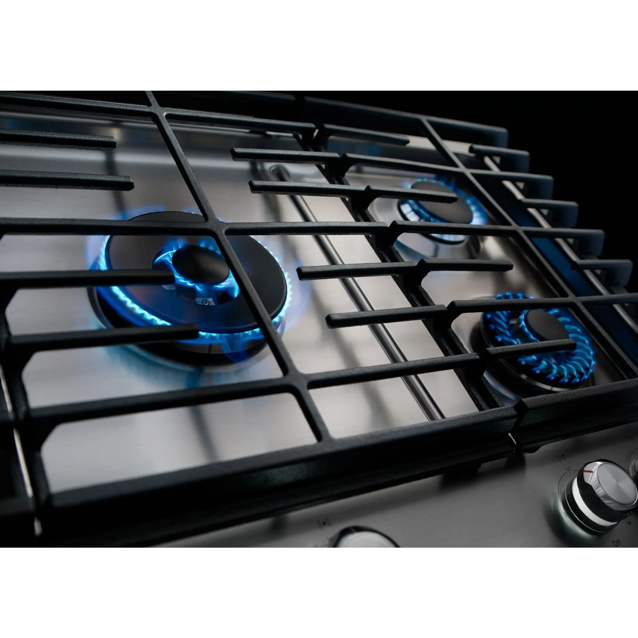KitchenAid 30" 5-Burner Gas Cooktop with Griddle -Stainless Steel (KCGS950ESS) - Image 13