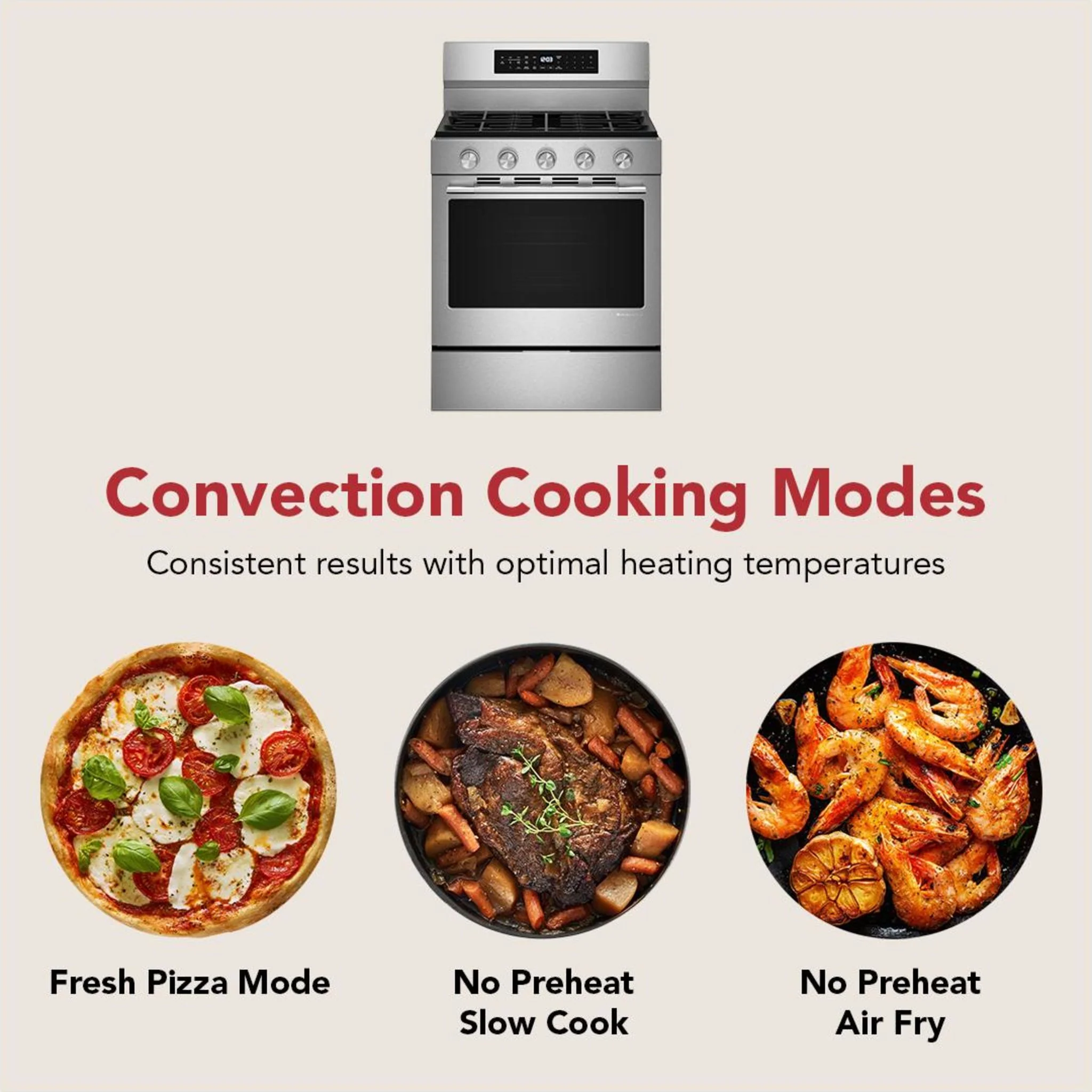 KitchenAid 5.0 Cu. Ft. Smart Freestanding Gas Range with Convection Cooking Modes -Fingerprint Resistant Stainless Steel (KFGS530SPS) - Image 13