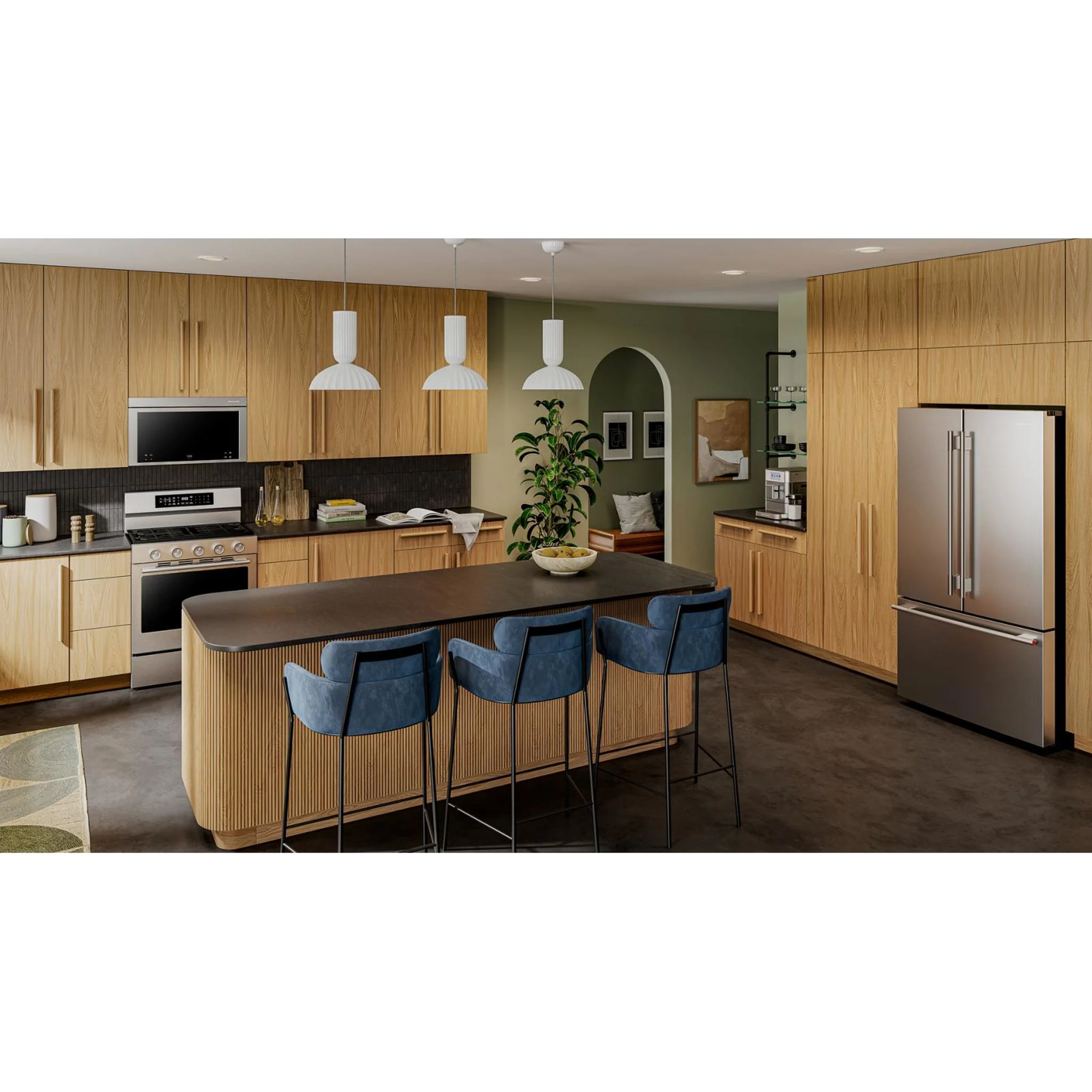 KitchenAid 5.0 Cu. Ft. Smart Freestanding Gas Range with Convection Cooking Modes -Fingerprint Resistant Stainless Steel (KFGS530SPS) - Image 19