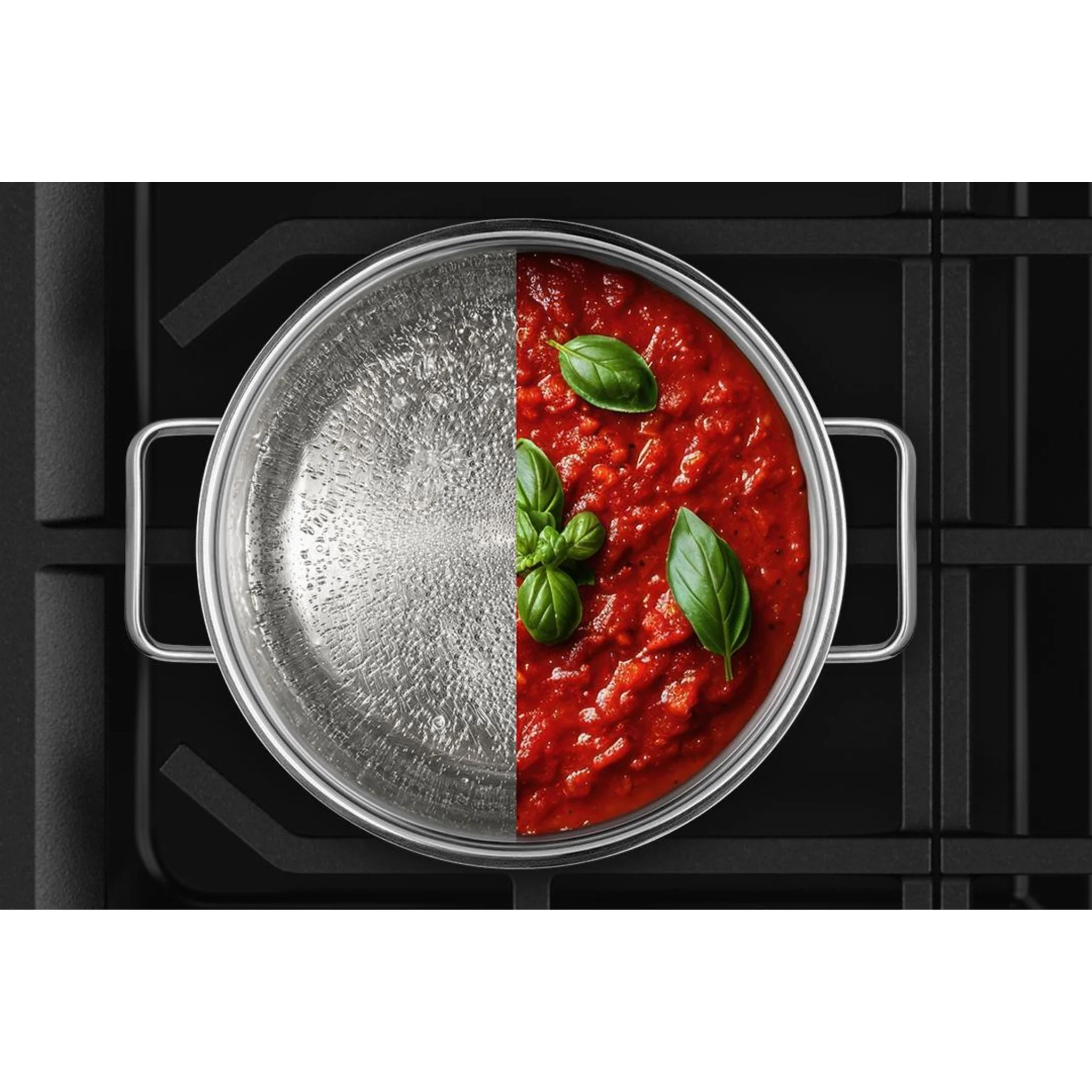 KitchenAid 5.0 Cu. Ft. Smart Freestanding Gas Range with Convection Cooking Modes -Fingerprint Resistant Stainless Steel (KFGS530SPS) - Image 3
