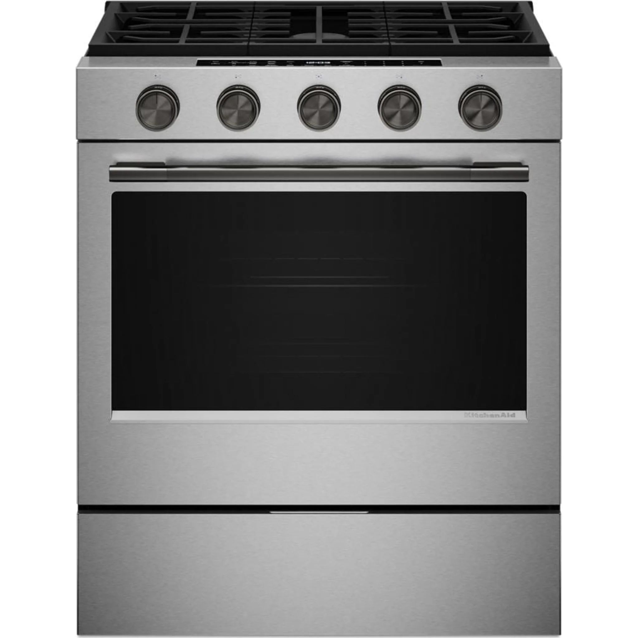 KitchenAid 5.0 Cu. Ft. Smart Slide-in Gas Range with Convection Cooking Modes and 2-in-1 Burner -Fingerprint Resistant Stainless Steel (KSGS530SPS) - Image 24