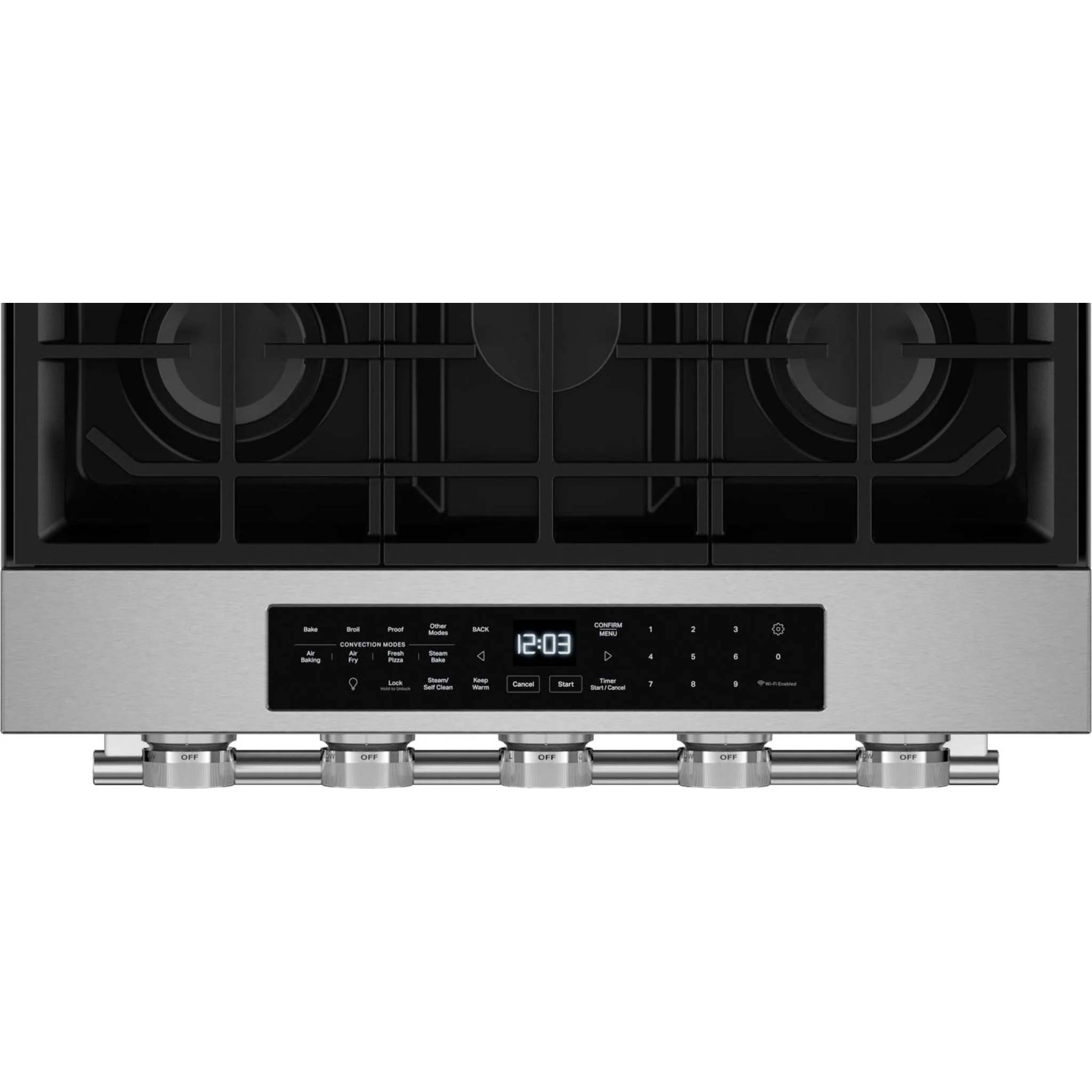 KitchenAid 5.0 Cu. Ft. Smart Slide-in Gas Range with Convection Cooking Modes and 2-in-1 Burner -Fingerprint Resistant Stainless Steel (KSGS530SPS) - Image 26