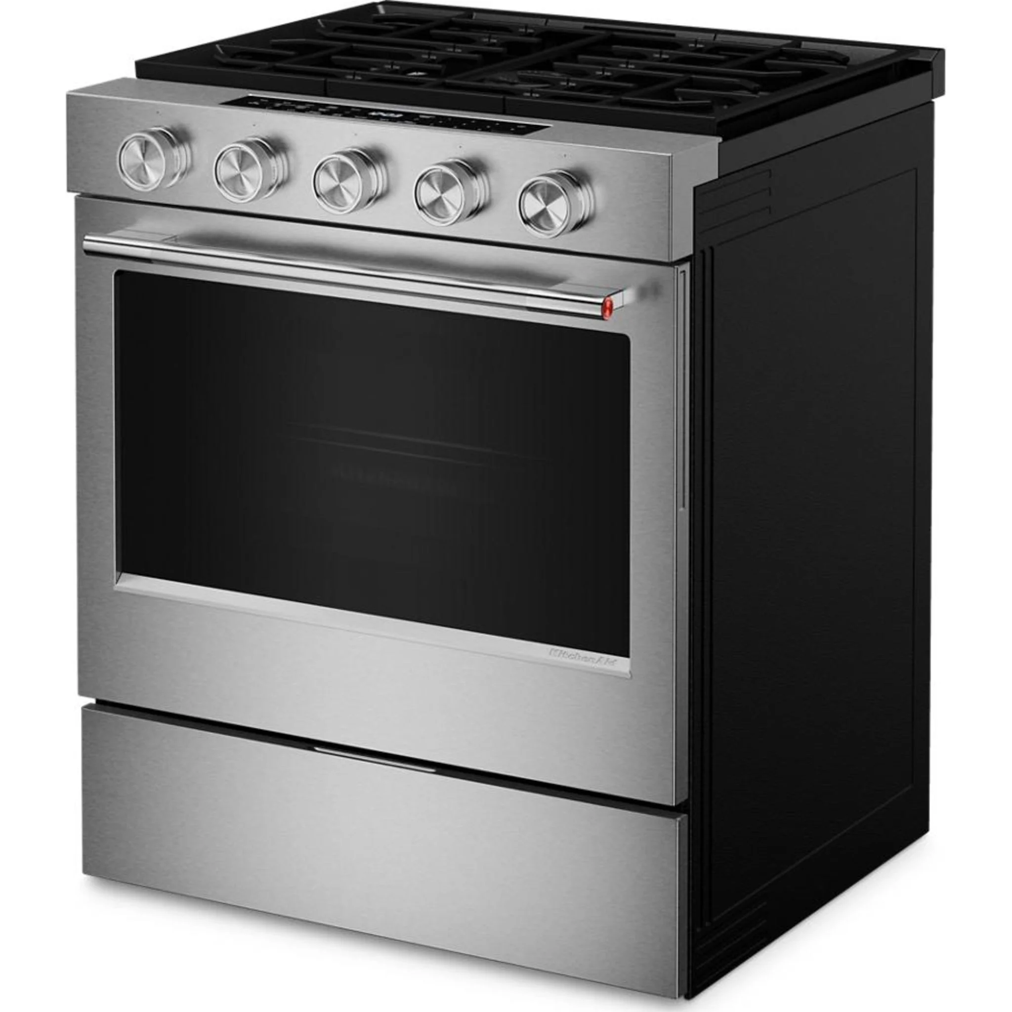 KitchenAid 5.0 Cu. Ft. Smart Slide-in Gas Range with Convection Cooking Modes and 2-in-1 Burner -Fingerprint Resistant Stainless Steel (KSGS530SPS) - Image 29