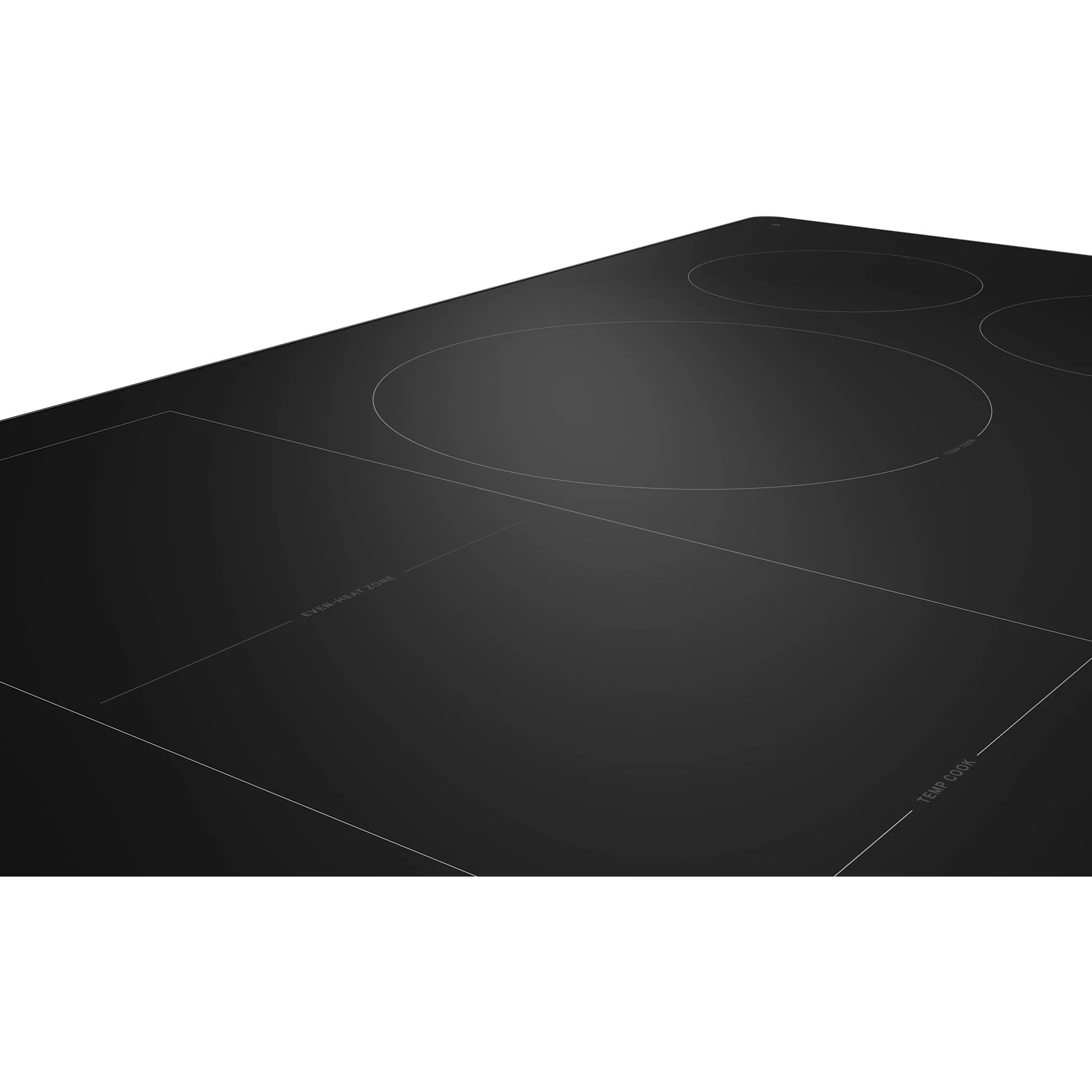 KitchenAid 30" Temp CookInduction Cooktop with 5 Cooking Zones -Blk Glass Touch Ctrl w SS side (KCIT730SSS) - Image 4