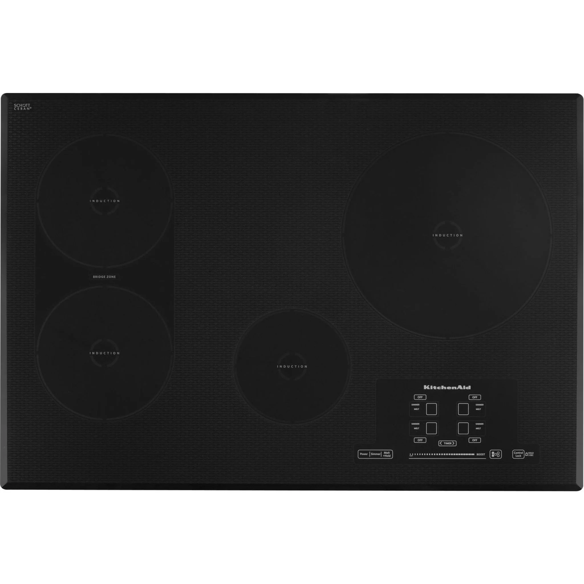 KitchenAid  30" 4-Element Induction Cooktop, Architect Series II (KICU509XBL) - Image 4