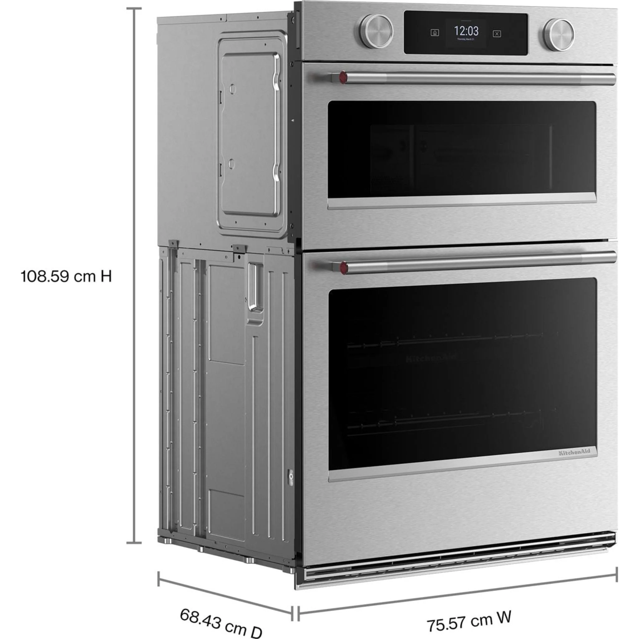 KitchenAid 30-inch Smart Electric Combo Wall Oven with Assisted Cooking Modes - PrintShieldFinish -PrintShield Stainless (KOEC730SPS) - Image 10