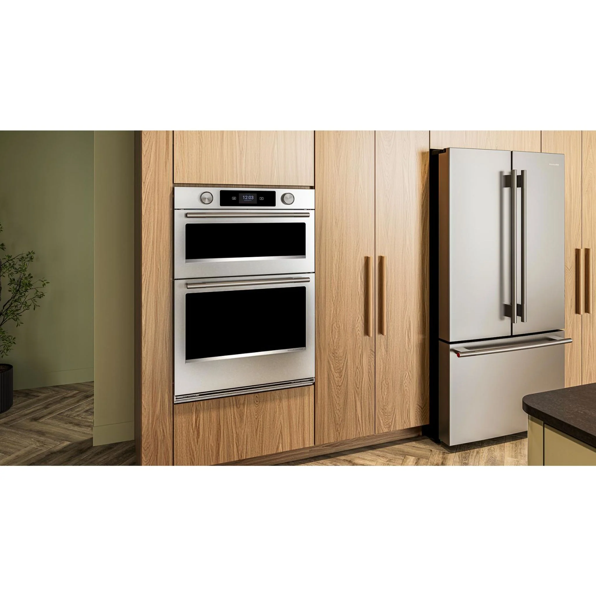KitchenAid 30-inch Smart Electric Combo Wall Oven with Assisted Cooking Modes - PrintShieldFinish -PrintShield Stainless (KOEC730SPS) - Image 12