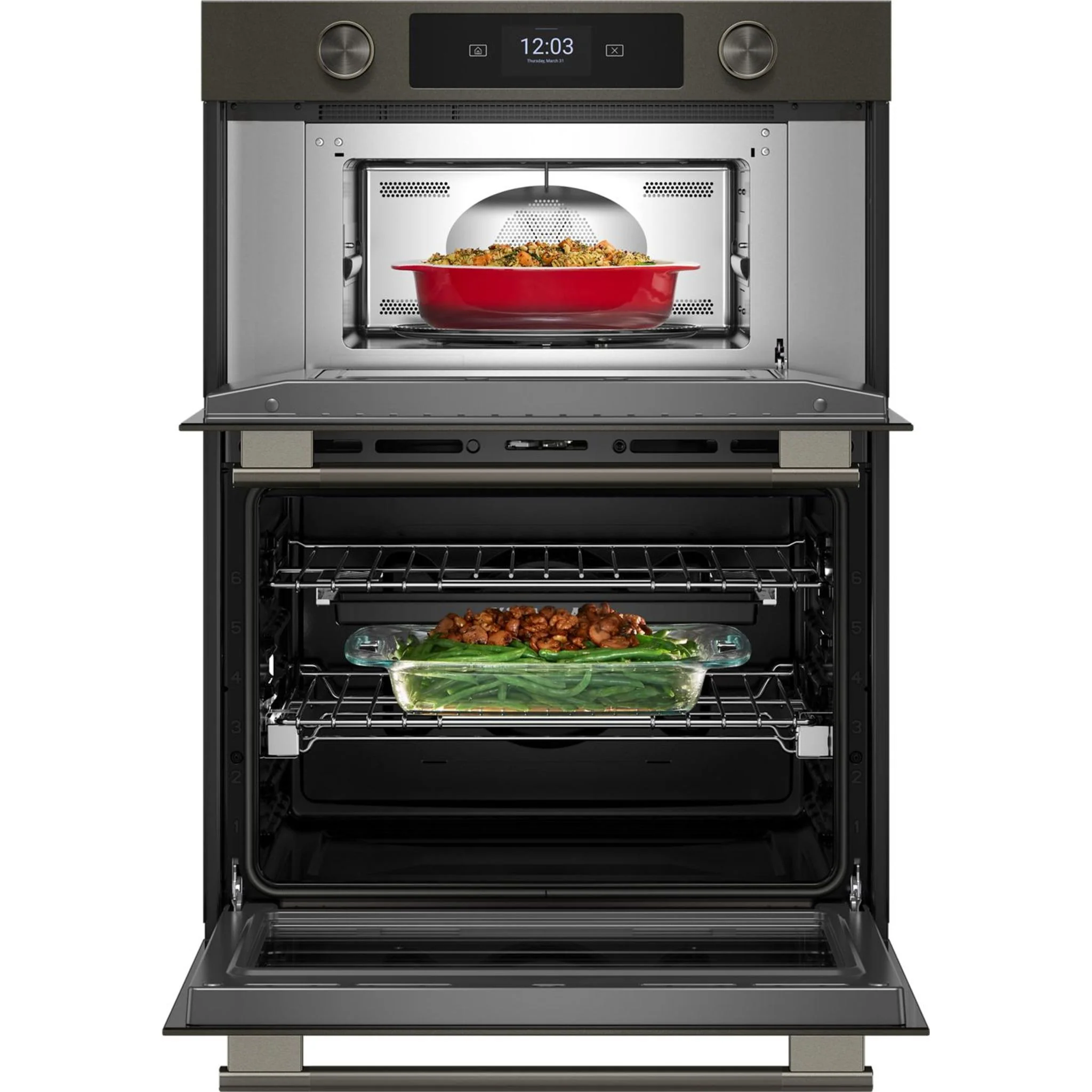 KitchenAid 30" Microwave/Wall Oven (KOEC930SJP) - Juniper - Image 2