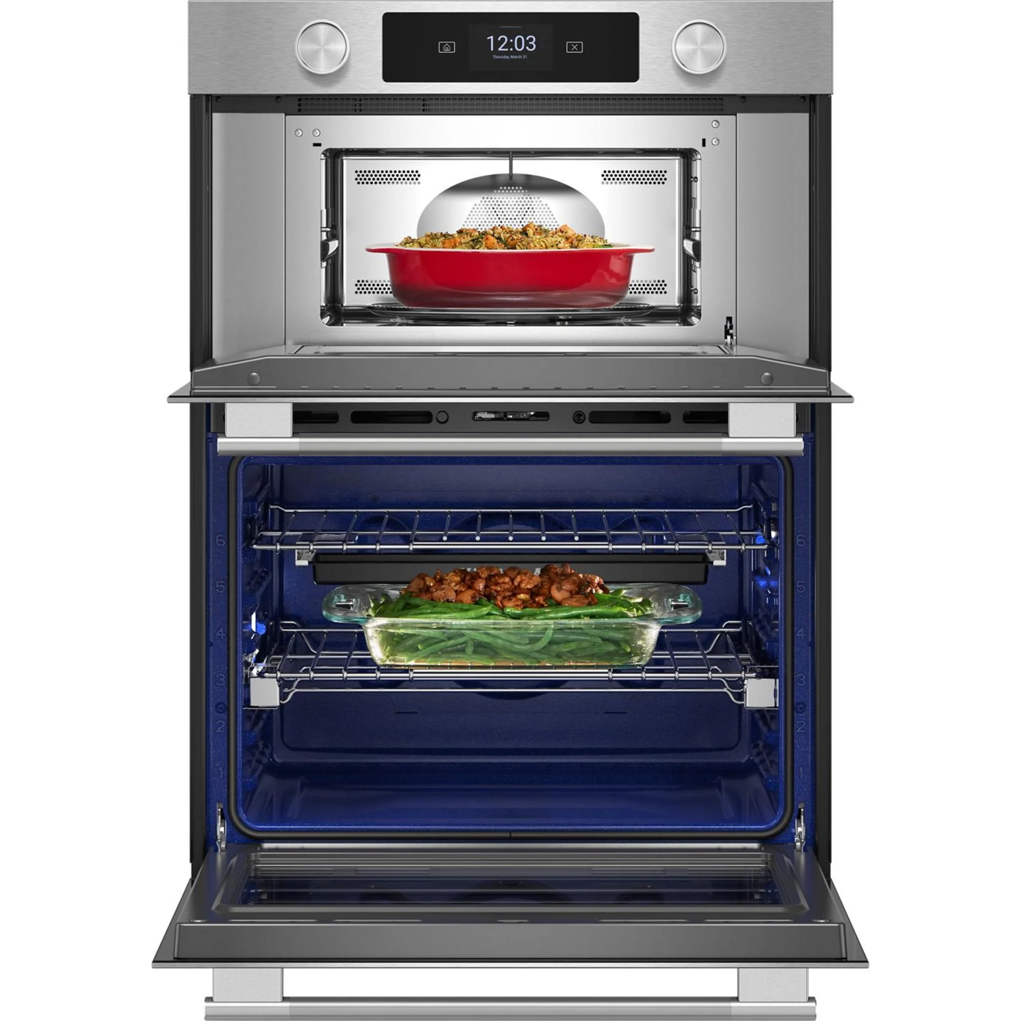 KitchenAid 30" Microwave/Wall Oven (KOEC930SPS) - PrintShield Stainless - Image 2
