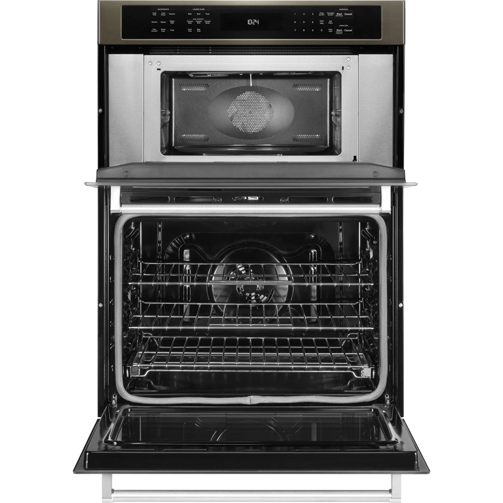KitchenAid  30" Combination Wall Oven with Even-Heat True Convection (Lower Oven) (KOCE500EBS) - Image 12