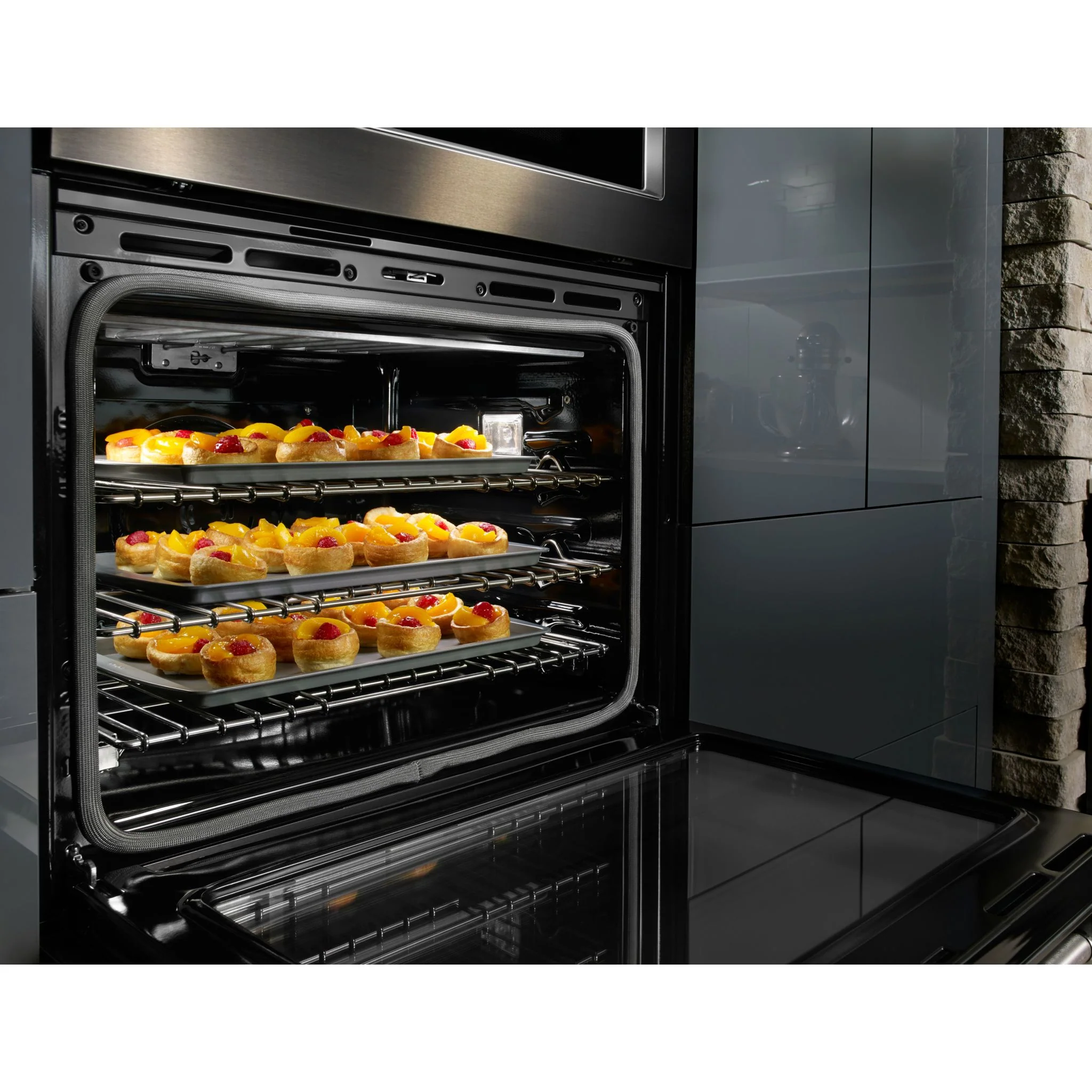 KitchenAid  30" Combination Wall Oven with Even-Heat True Convection (Lower Oven) (KOCE500EBS) - Image 26