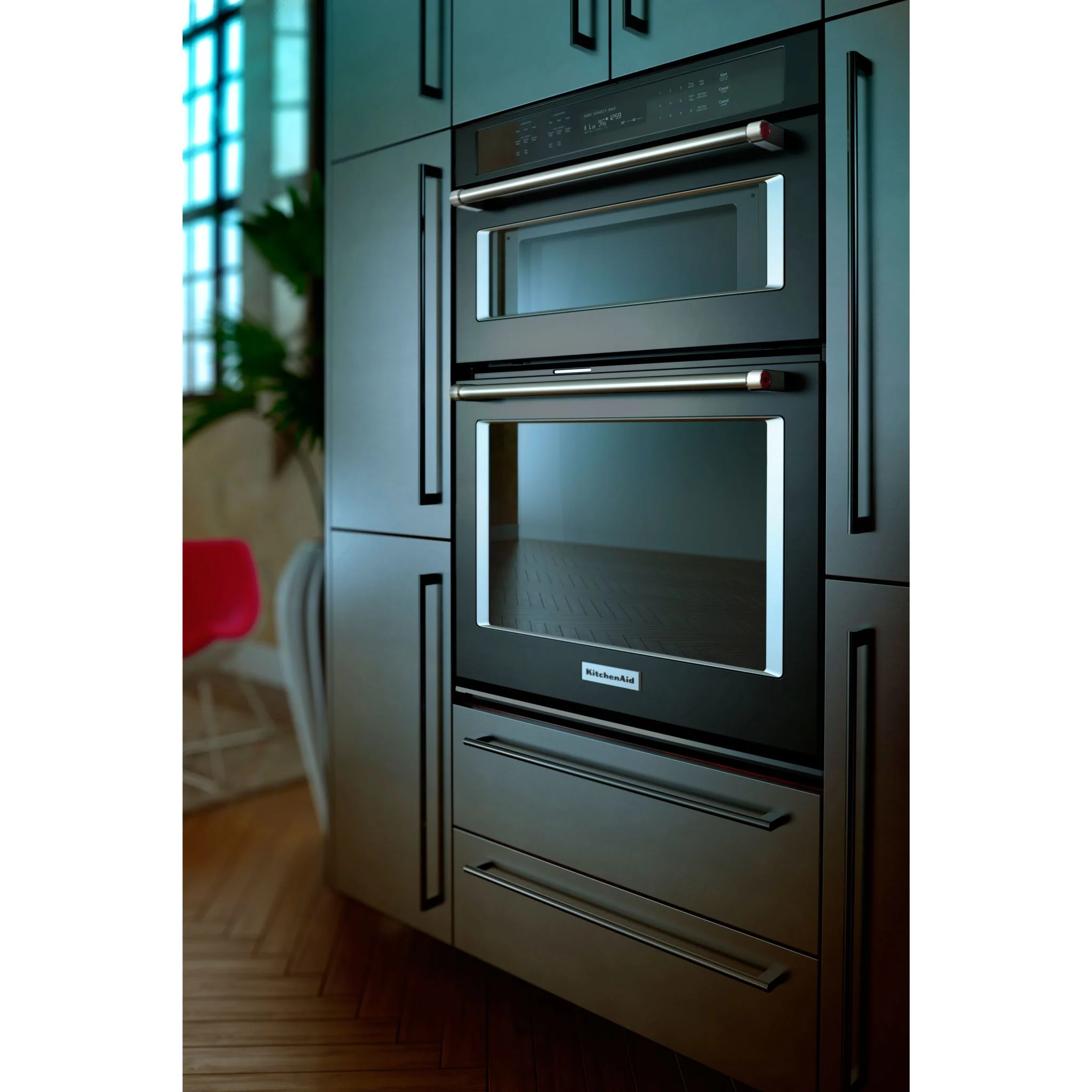 KitchenAid  30" Combination Wall Oven with Even-Heat True Convection (Lower Oven) (KOCE500EBS) - Image 34