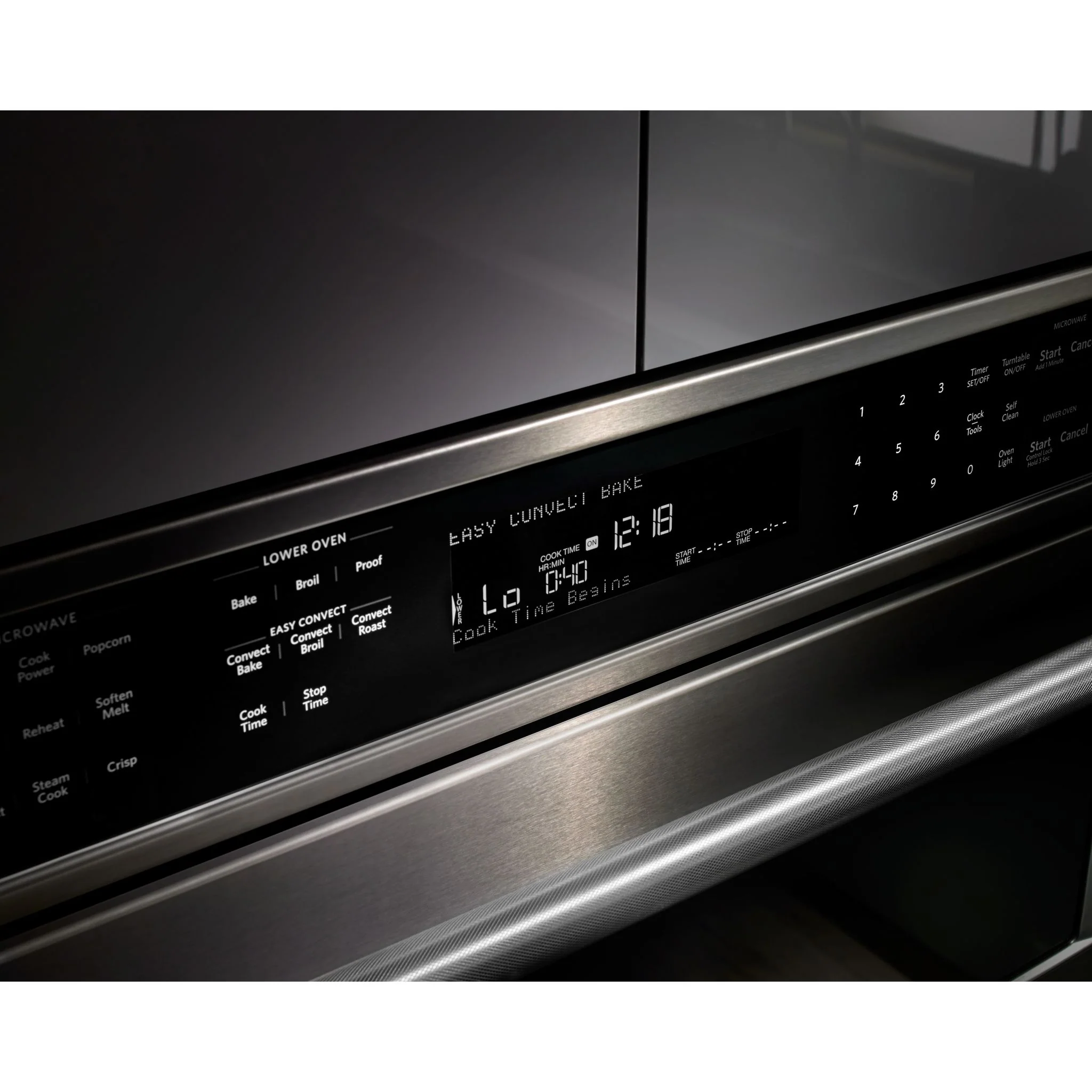 KitchenAid  30" Combination Wall Oven with Even-Heat True Convection (Lower Oven) (KOCE500EBS) - Image 4