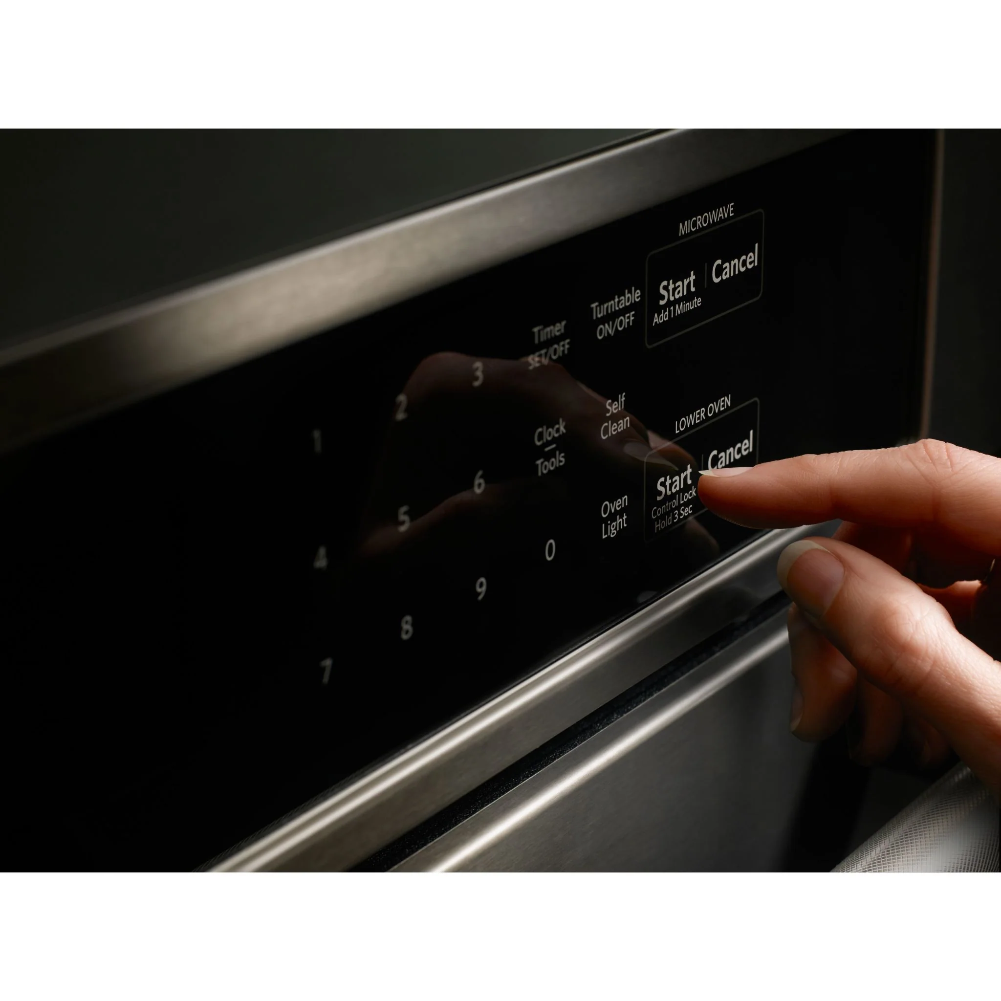 KitchenAid  30" Combination Wall Oven with Even-Heat True Convection (Lower Oven) (KOCE500EBS) - Image 9