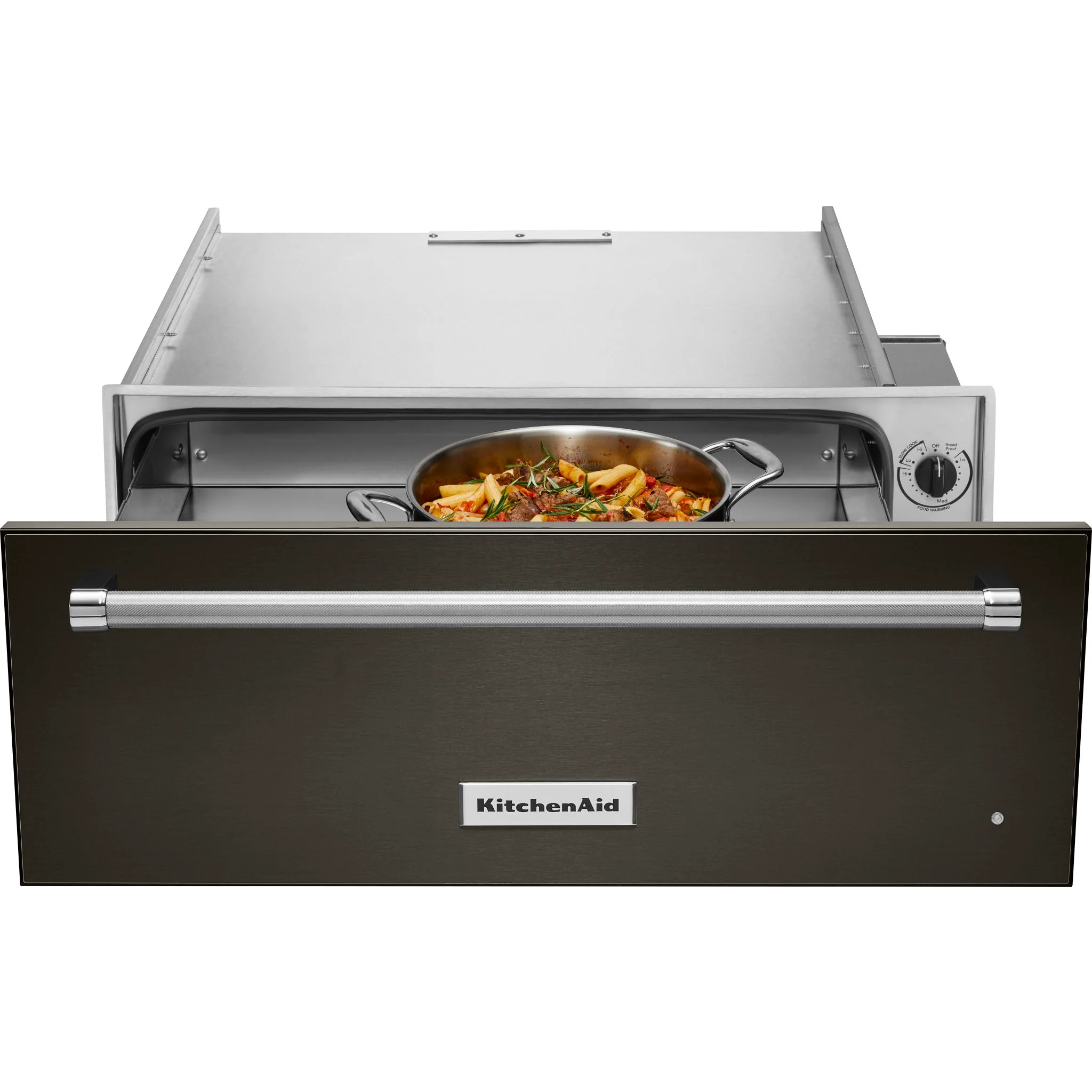 KitchenAid 30'' Slow Cook Warming Drawer with PrintShield Finish - Black Stainless (KOWT100EBS) - Image 4
